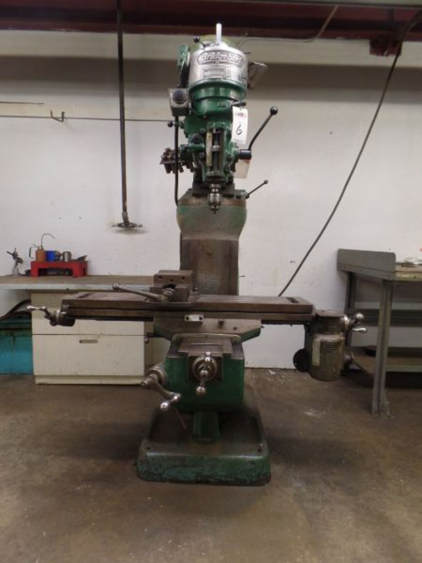 Bridgeport Vertical Mill, 9"x42" Table, 1HP, "J" Head, Power X Feed, S/N 45169 - Image 2 of 6