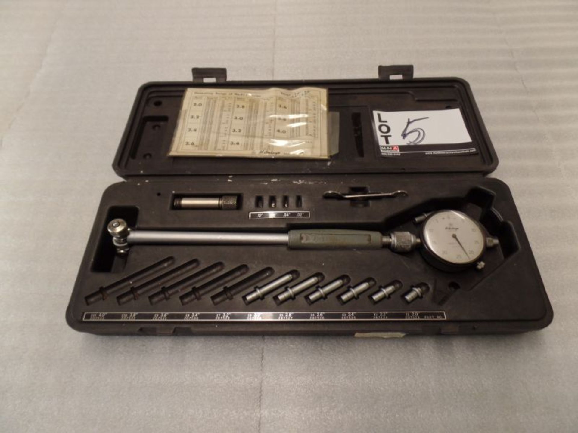 Mitutoyo Dial Bore Gage Set 2" - 4" - Image 2 of 5