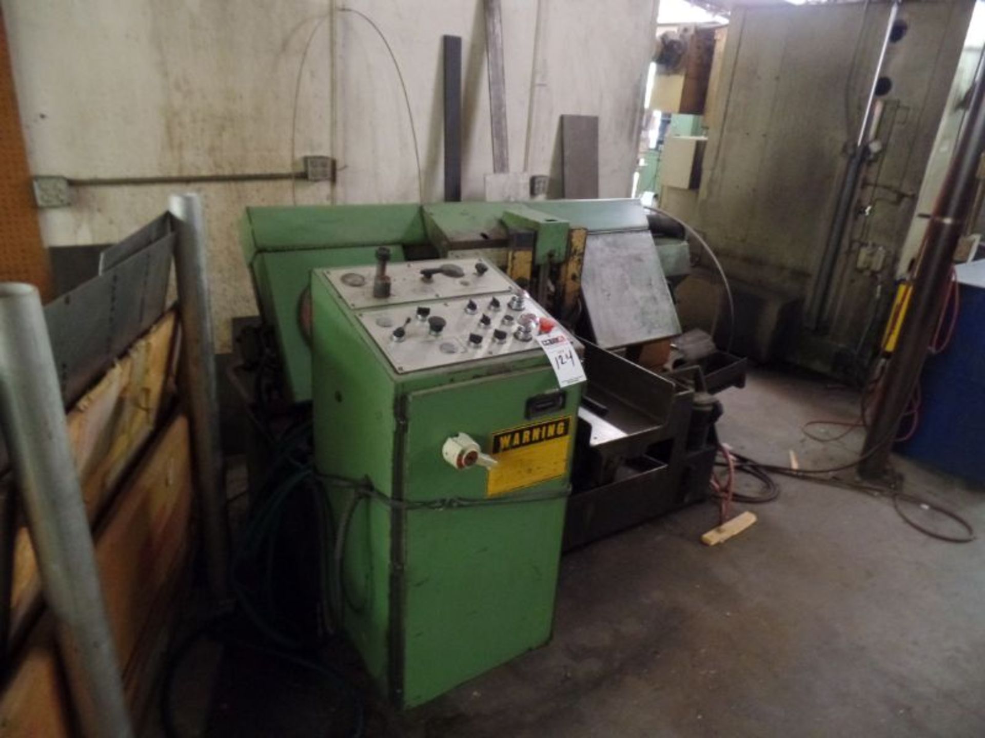 DoALL C-260A Automatic Horiz. Band Saw, 10 1/4" x 12" capacity, power infeed table, new 1988 - Image 2 of 4