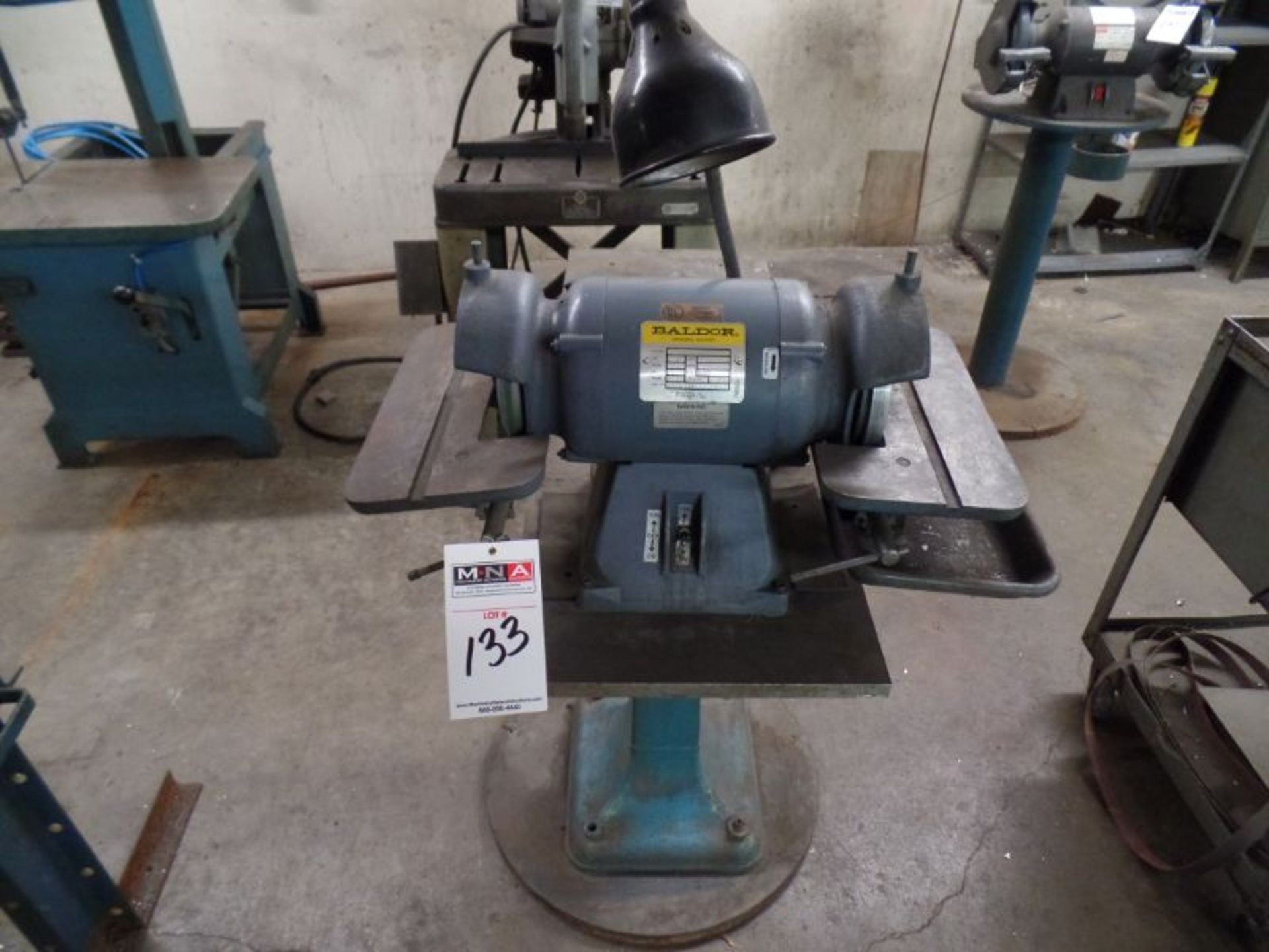 Baldor Double End Grinder 6" Wheels, 1/2HP, 3600 RPM s/n p5-97