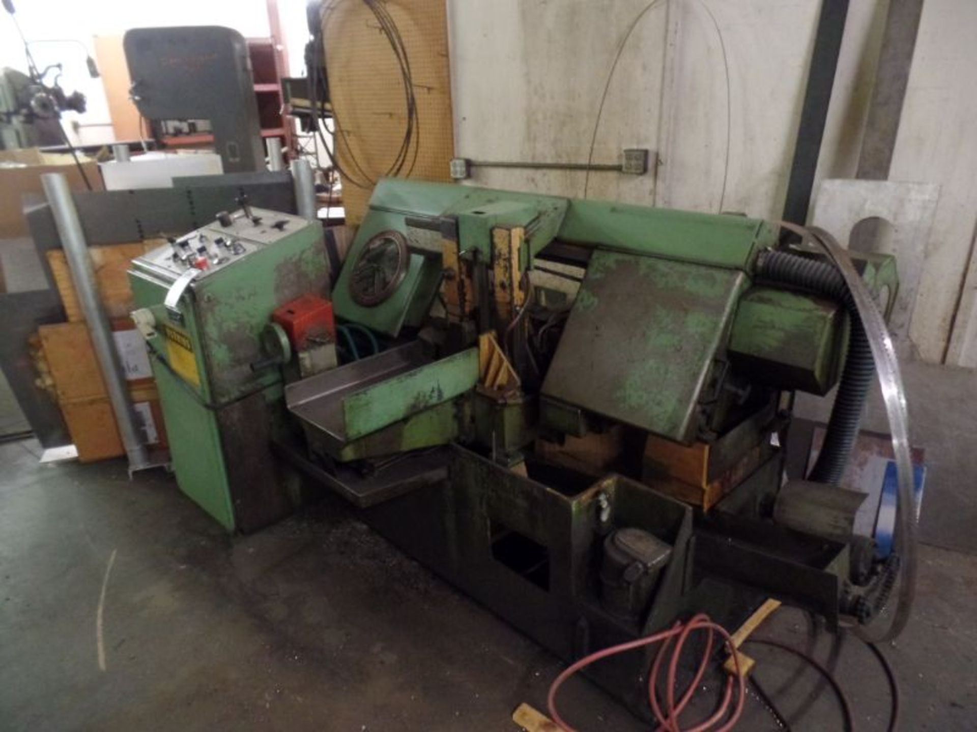 DoALL C-260A Automatic Horiz. Band Saw, 10 1/4" x 12" capacity, power infeed table, new 1988 - Image 3 of 4