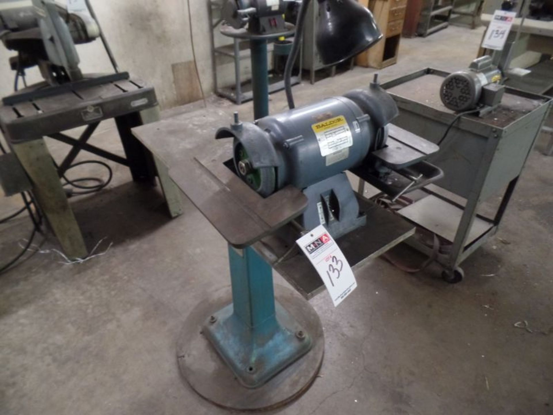 Baldor Double End Grinder 6" Wheels, 1/2HP, 3600 RPM s/n p5-97 - Image 2 of 4