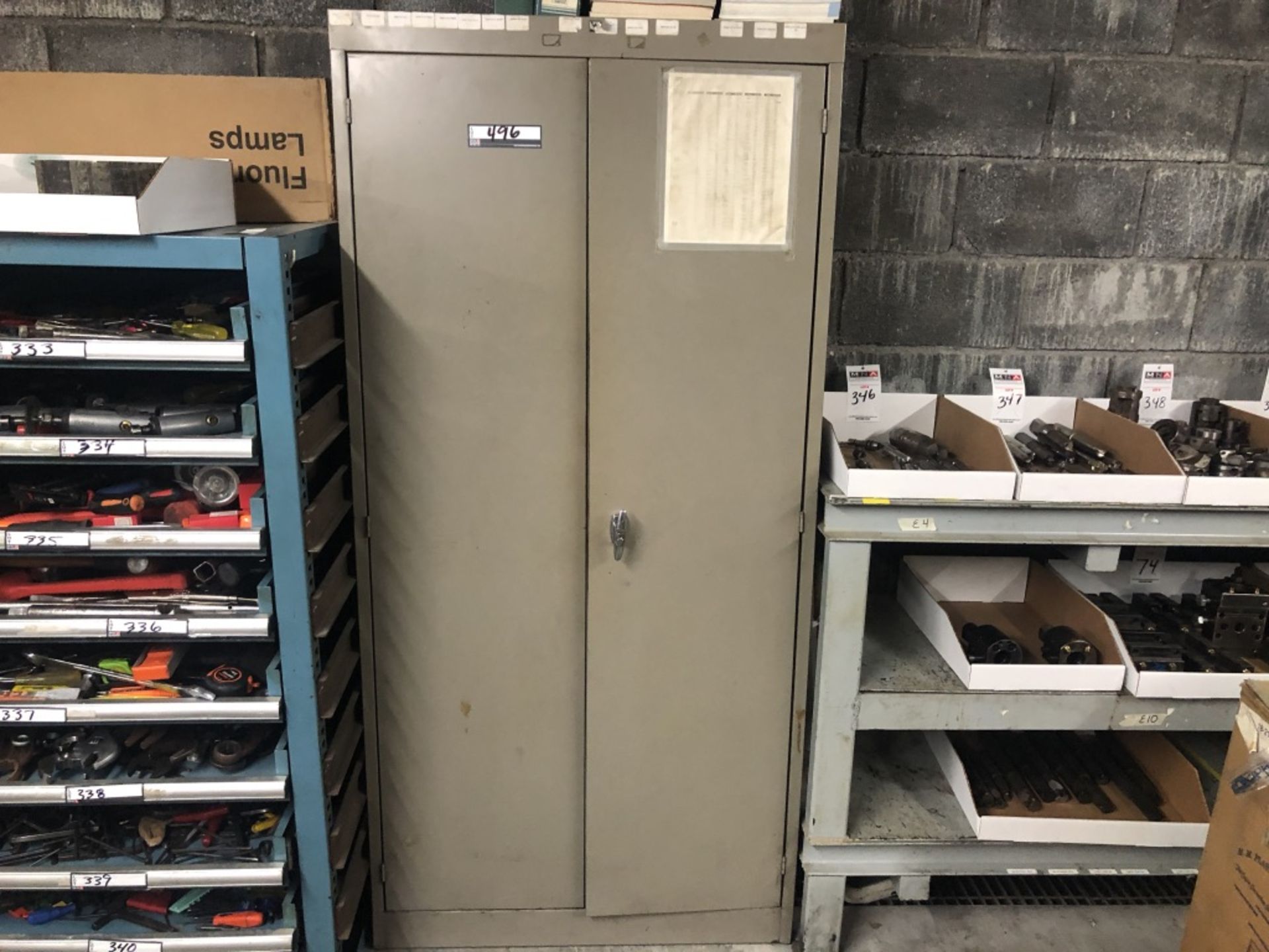 Storage Cabinets with Contents