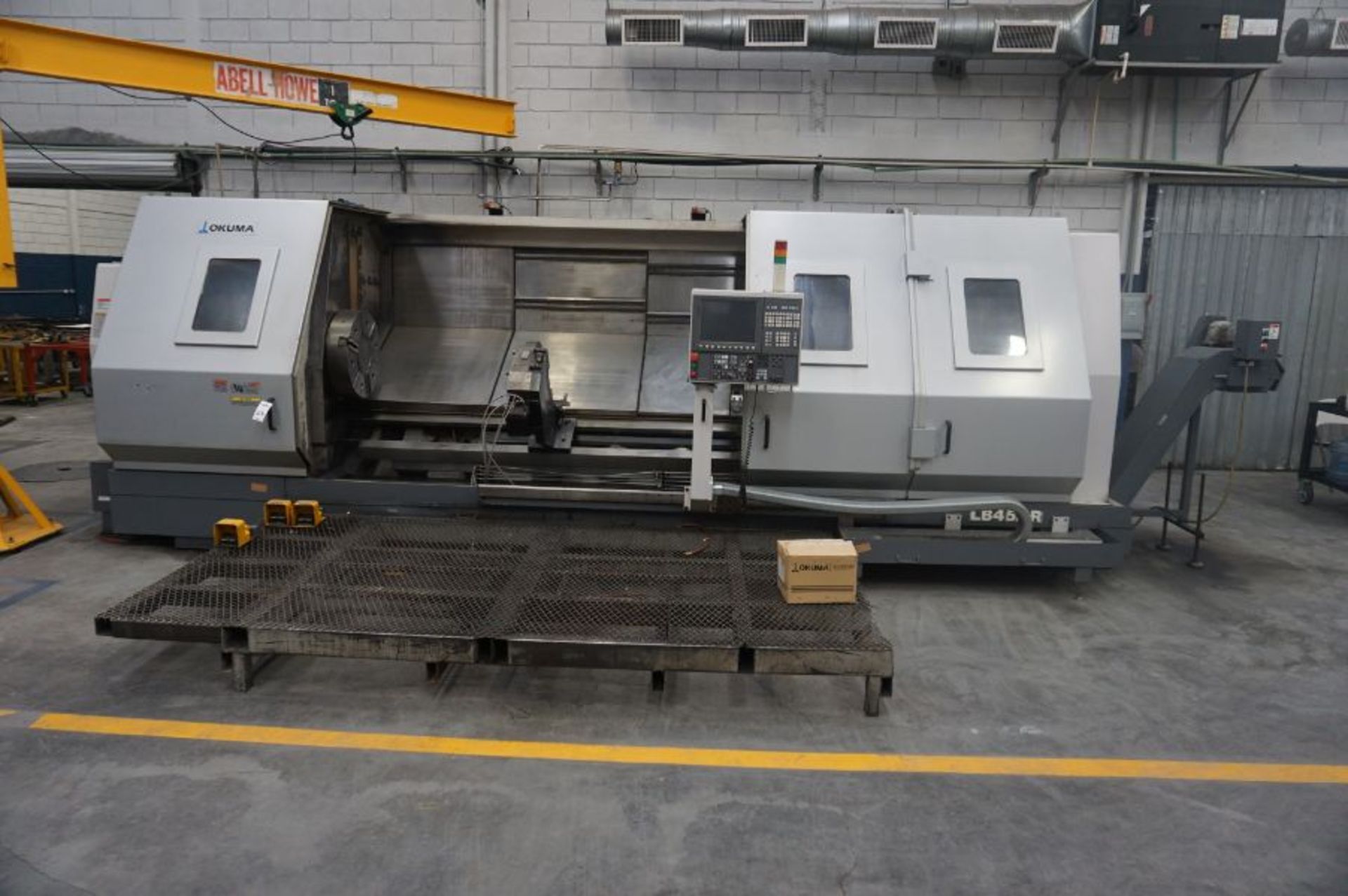 Okuma LB45IIR-C3000, OSP-P200LA-R Control, 10" Bore, Bison 25" 3 Jaw Chuck, 120" Centers - Image 4 of 13