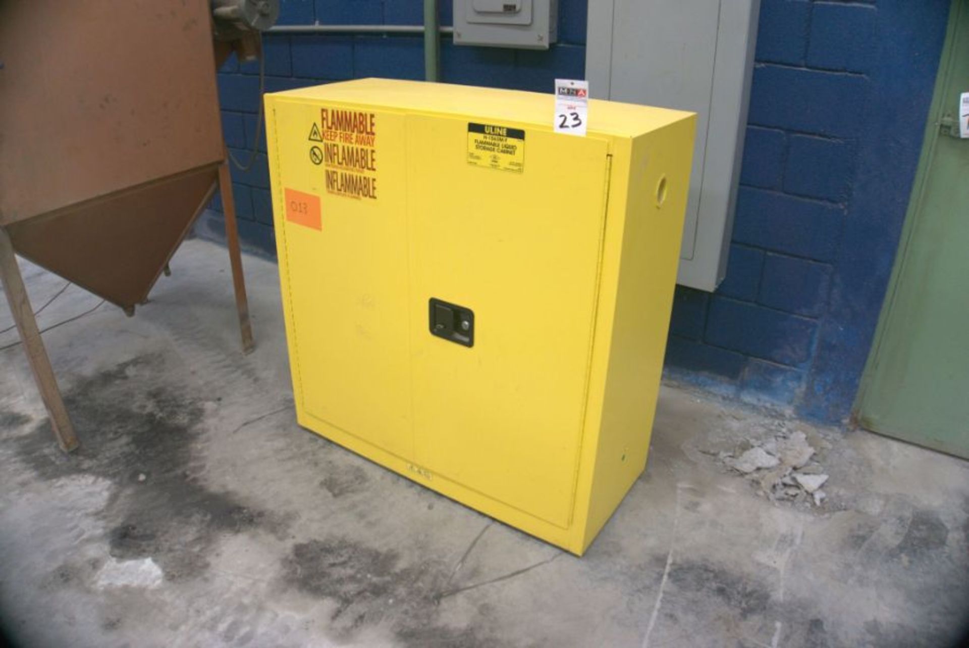 Uline H-1563M-Y Flammable Storage Cabinet - Image 2 of 3