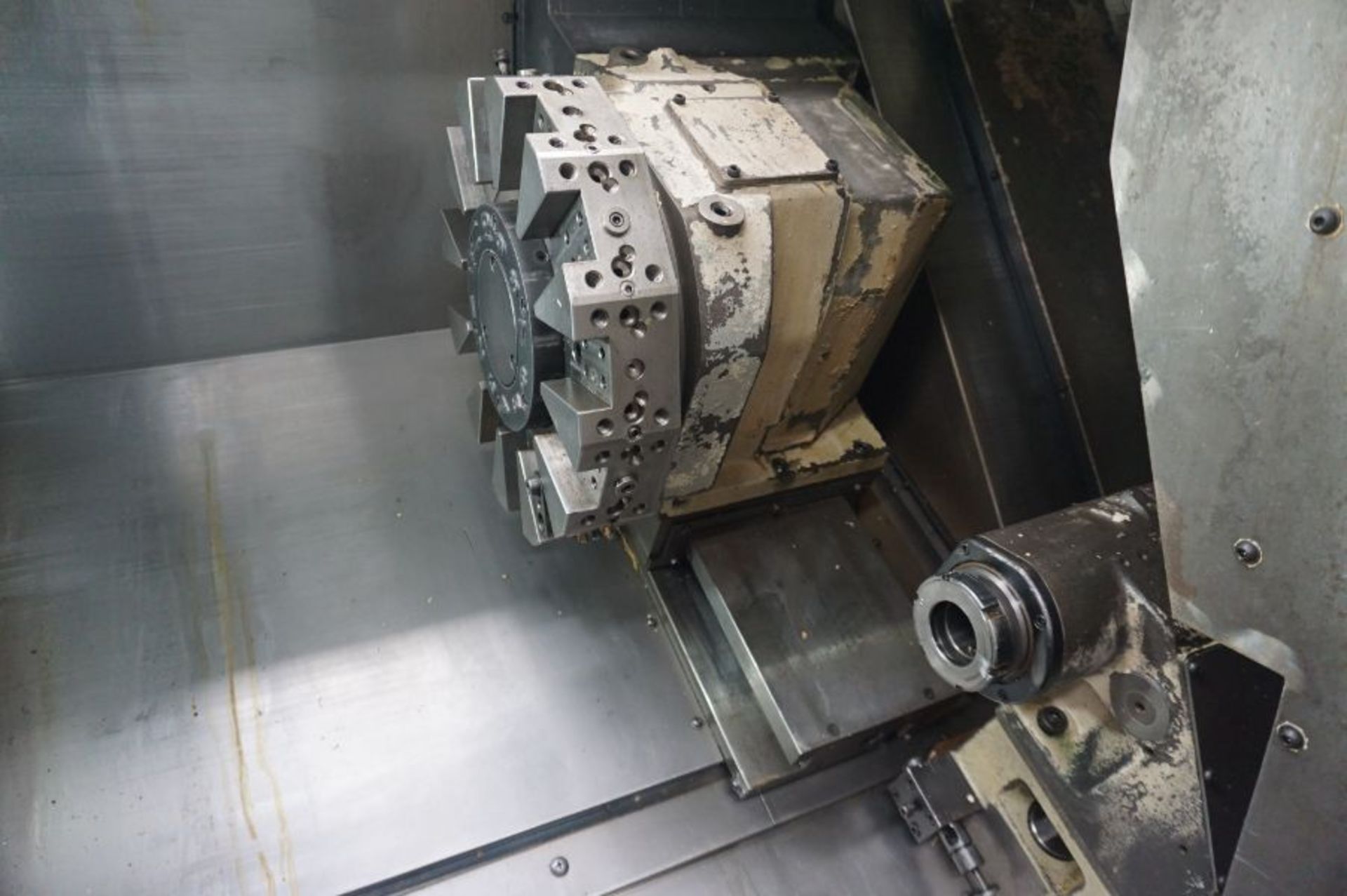 Okuma Captain L370 , OSP-P100 Control, 2.4" Spindle Bore, 14.6" Max Turn Diam., 19.7" Max Turn - Image 7 of 11