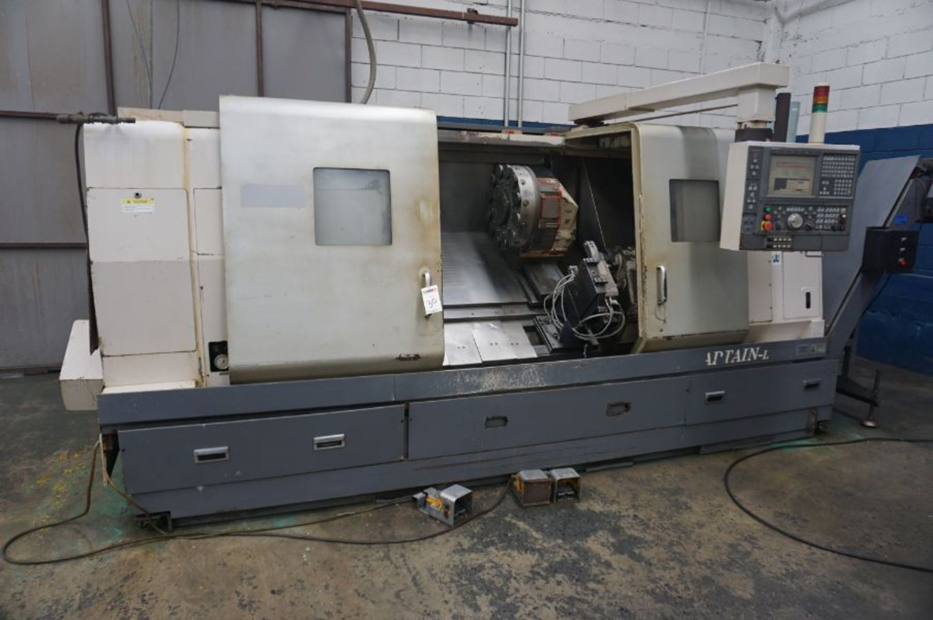 Okuma Captain L470M 1250C, OSP-P100 Control, 50" Center, Live Tool, C Axis, 16.5" Max Turn Diam. X - Image 2 of 13