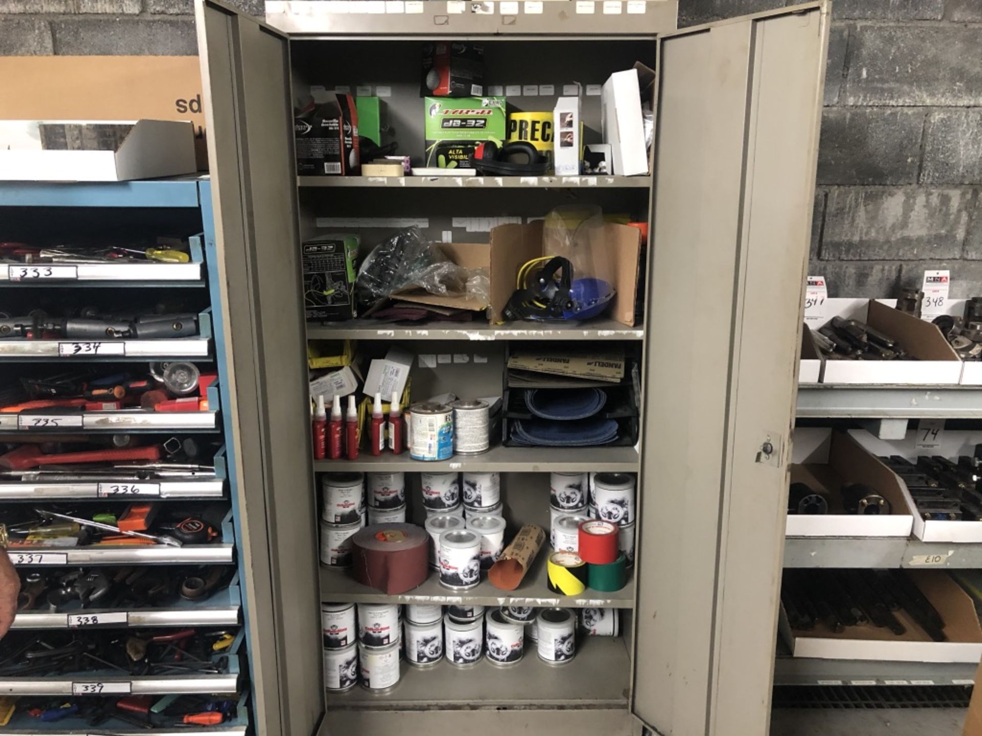 Storage Cabinets with Contents - Image 2 of 8