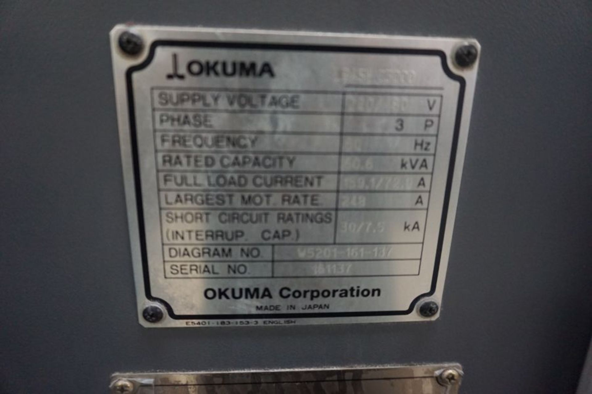 Okuma LB45IIR-C3000, OSP-P200LA-R Control, 10" Bore, Bison 25" 3 Jaw Chuck, 120" Centers - Image 13 of 13