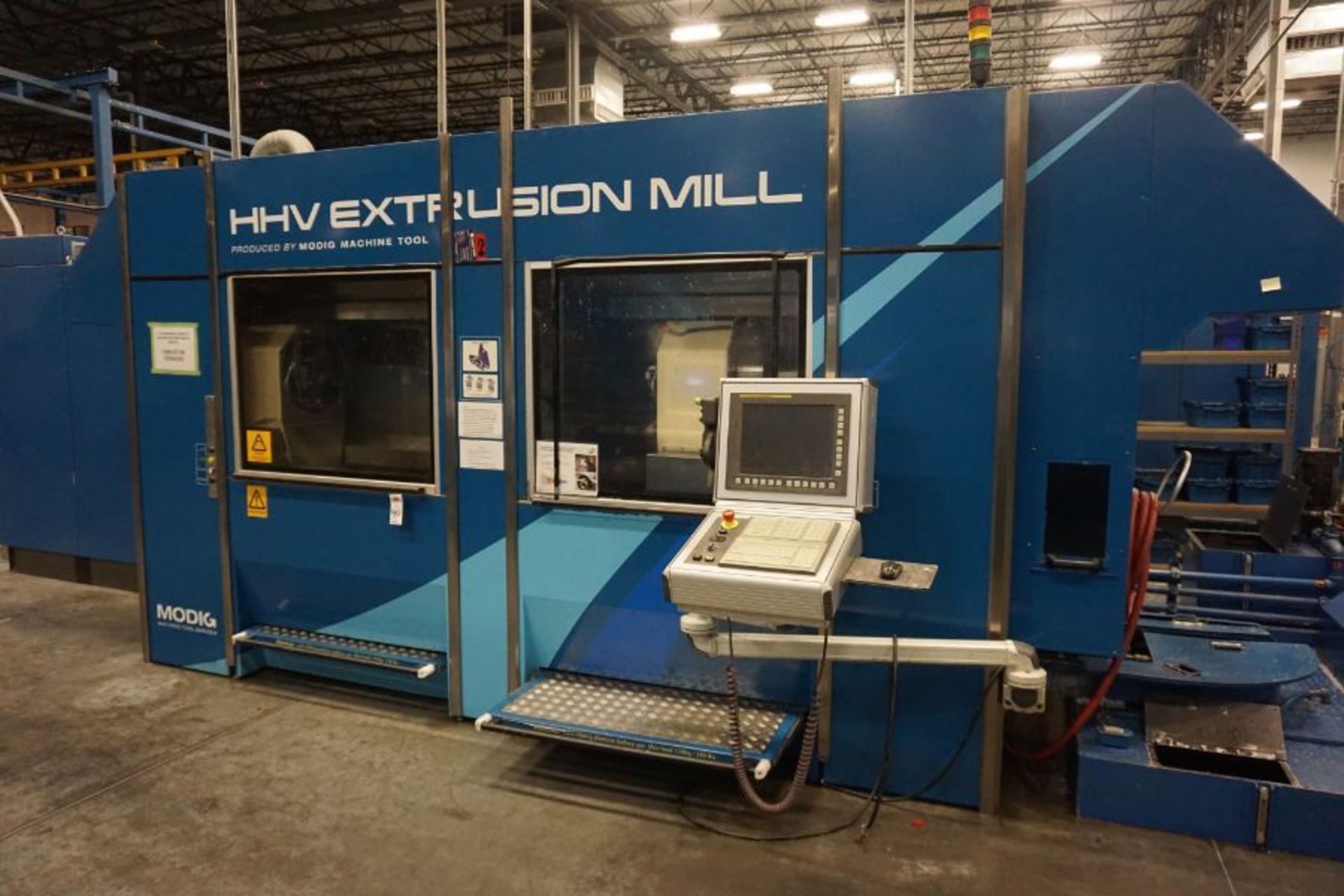 2014, Modig HHV 4-Axis High Speed Extrusion Mill, Fanuc 30i Model B, Fischer 1700 MM 30K Spindle - Image 3 of 9