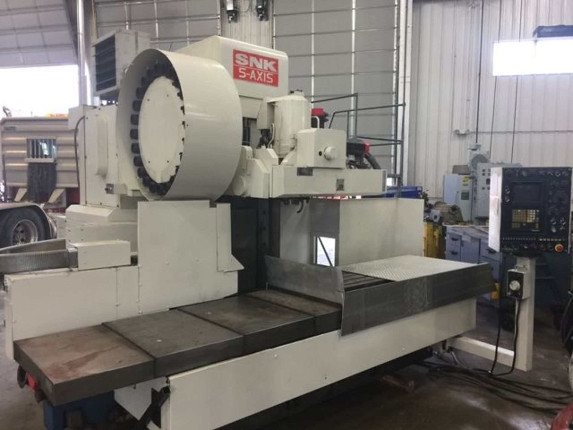 1992 SNK PC-60V 5 Axis CNC Profiler, Fanuc 11M Ctrl, 60"x25"x18" Travels, *Located in Wichita, KS* - Image 2 of 10