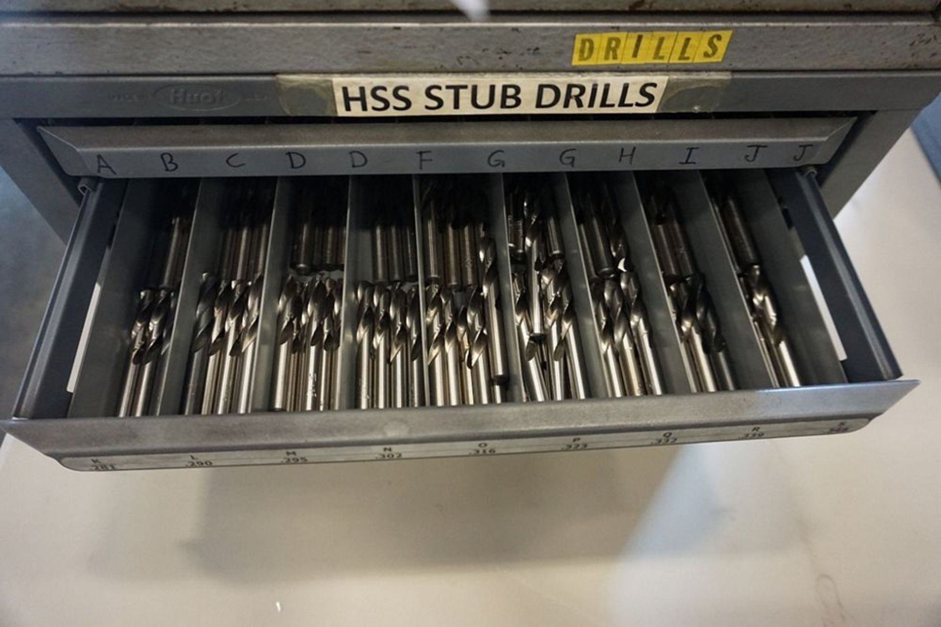 (2) Huot Drill Cabinets with Drills - Image 4 of 9