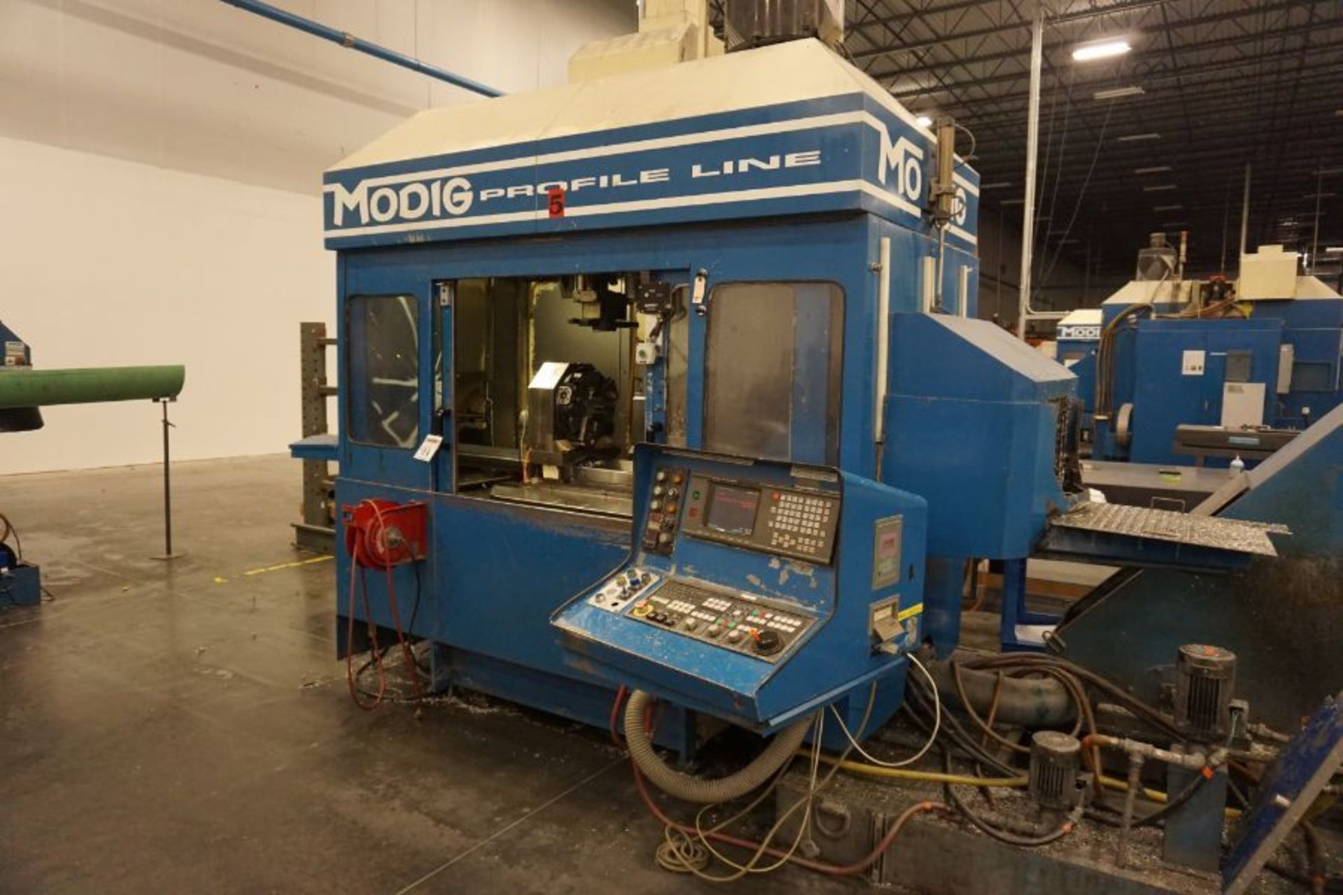 1997, Modig MD7200, Fanuc 16M, 20K RPM, 24 ATC, CT40, s/n 970329 - Image 4 of 9