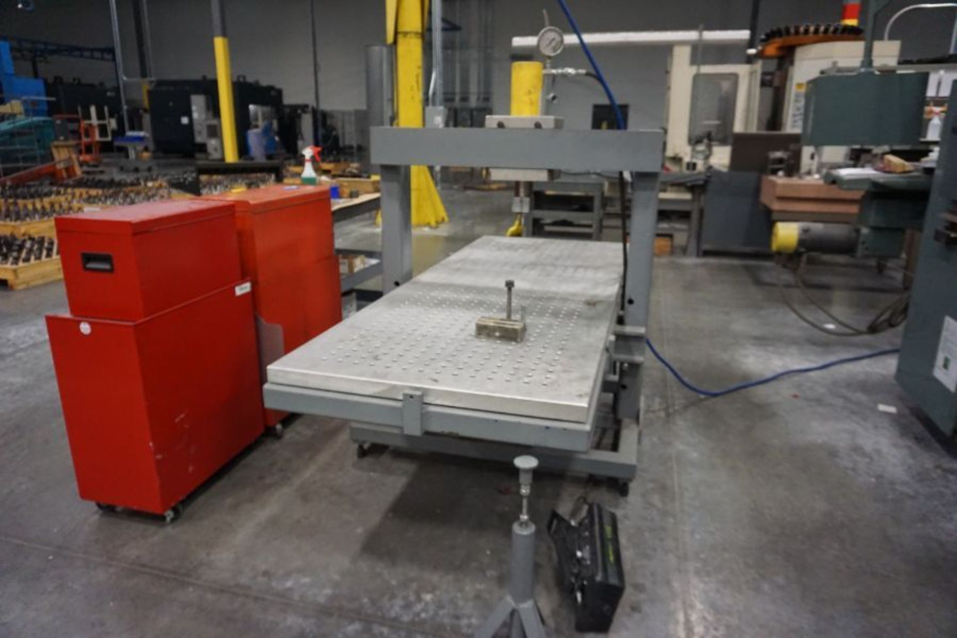 10 Ton Custom Straighten Press, 36" x 96" Table - Image 3 of 8