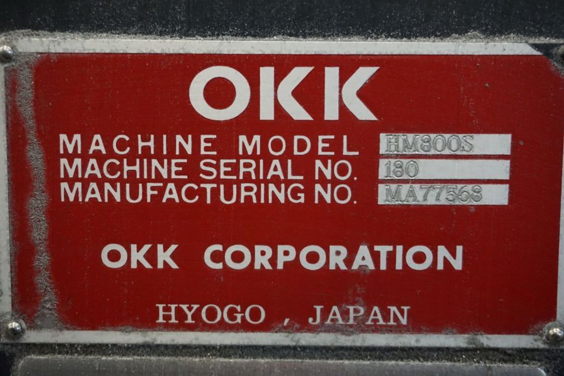 2011, OKK HM800 5-Axis HMC, Fanuc 31i Model A5 Ctrl, (2) 32” Pallets, 10K RPM, CT50, 60 ATC, CTS - Image 12 of 12