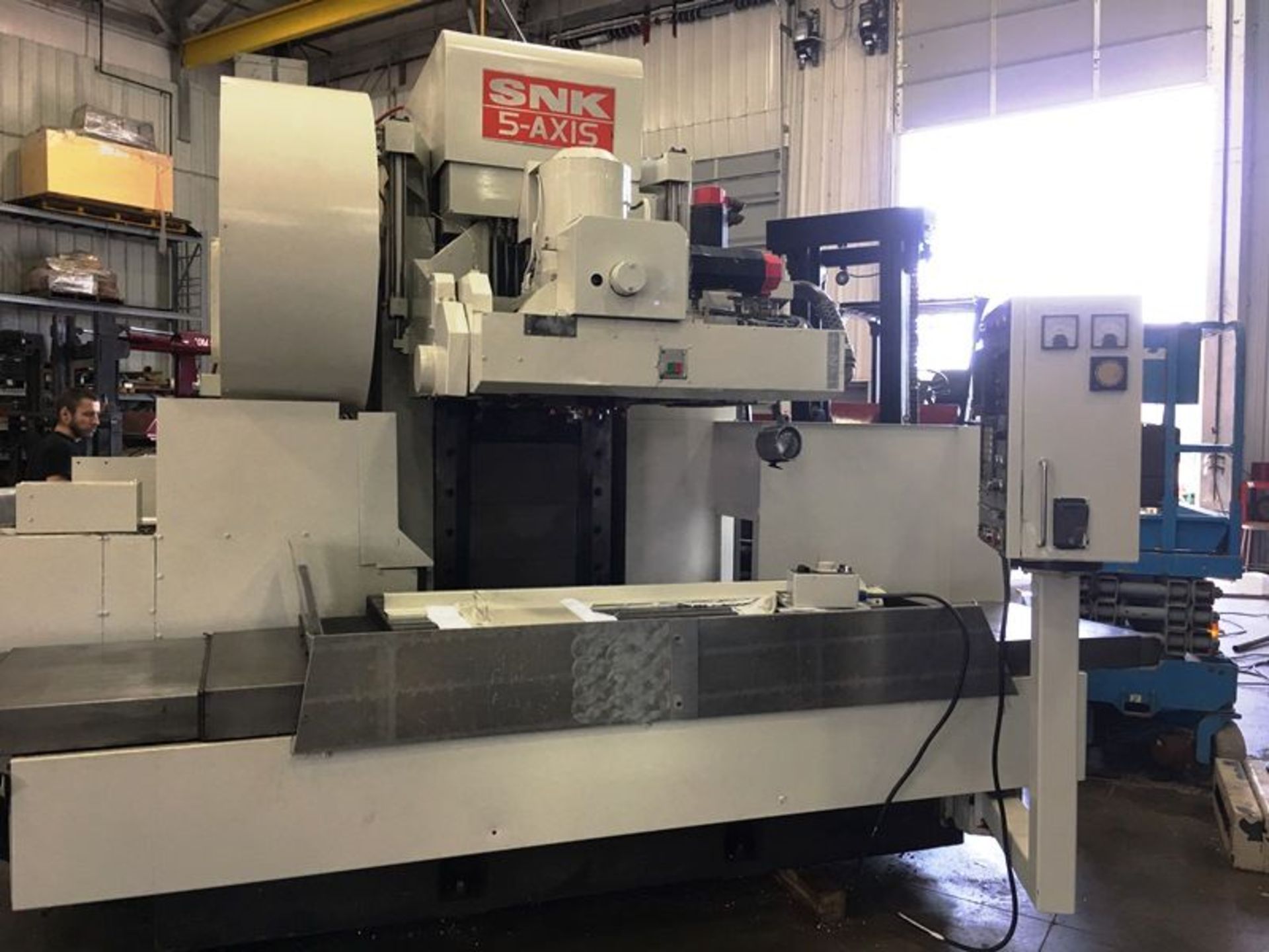 1992 SNK PC-60V 5 Axis CNC Profiler, Fanuc 11M Ctrl, 60"x25"x18" Travels, *Located in Wichita, KS*