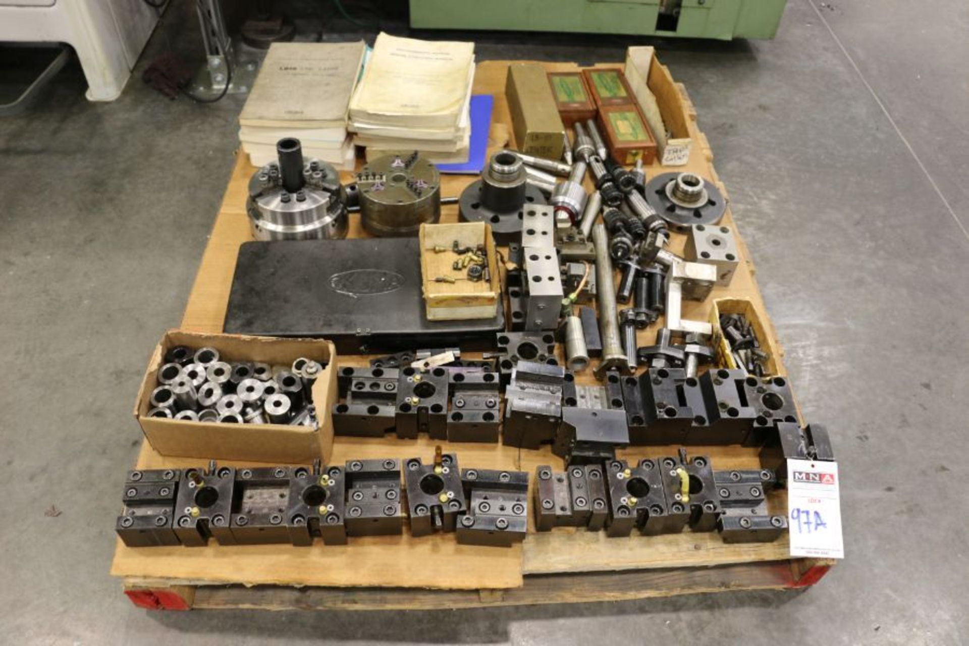 Pallet of Tool Holders for Okuma LB-10 CNC Lathe with Assorted Tooling