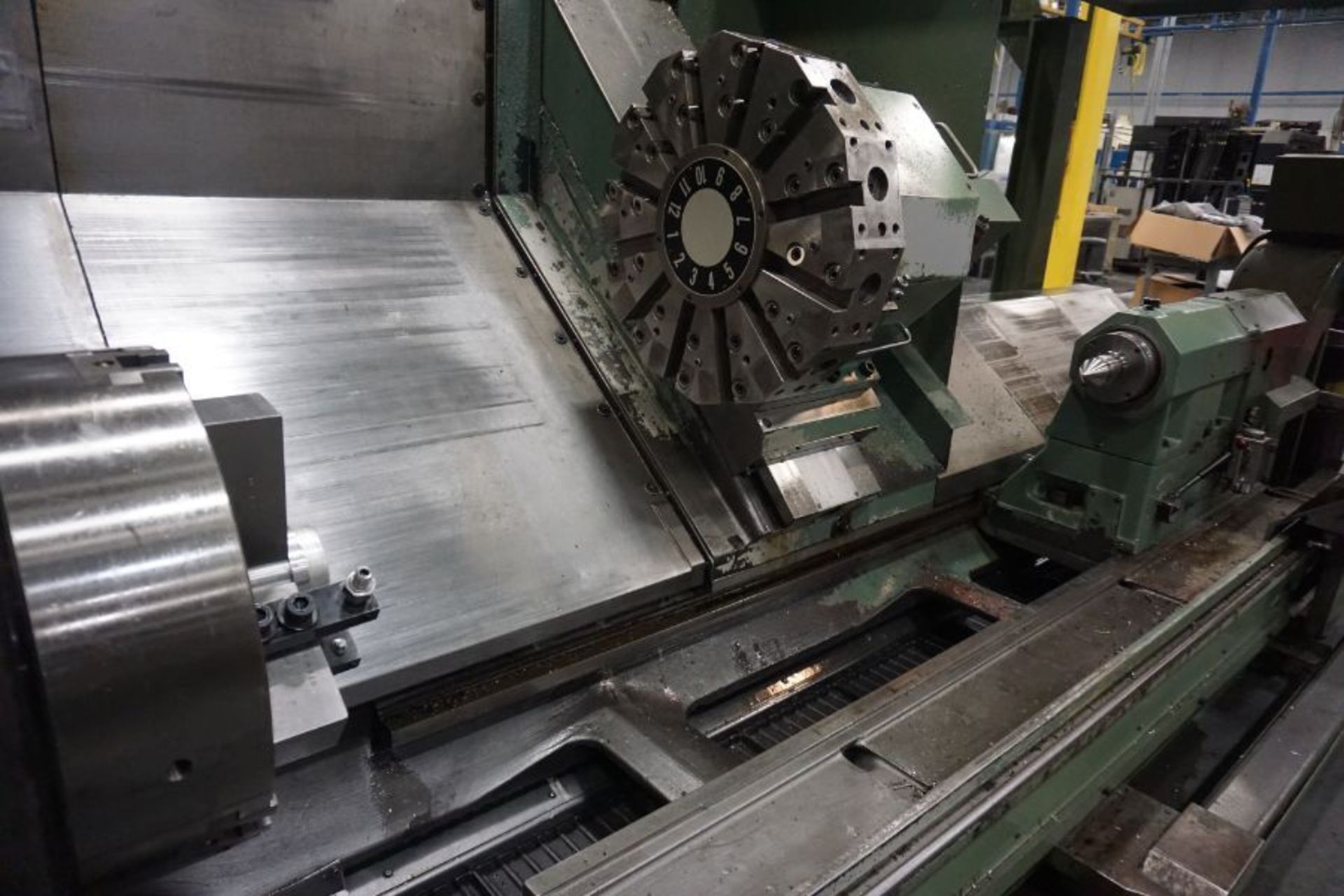 Ikegai AX4ON Numerical Control Lathe, Fanuc 6T Control, 3.94" Spindle Bore, 17" Chuck, 32" Swing, 12 - Image 5 of 8