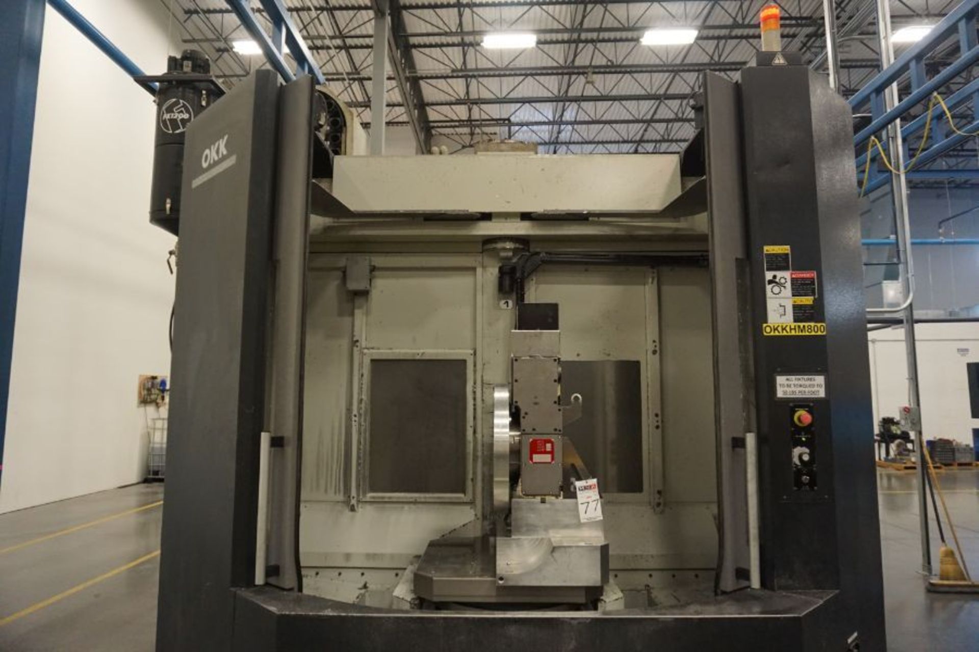 2011, OKK HM800 5-Axis HMC, Fanuc 31i Model A5 Ctrl, (2) 32” Pallets, 10K RPM, CT50, 60 ATC, CTS - Image 6 of 12