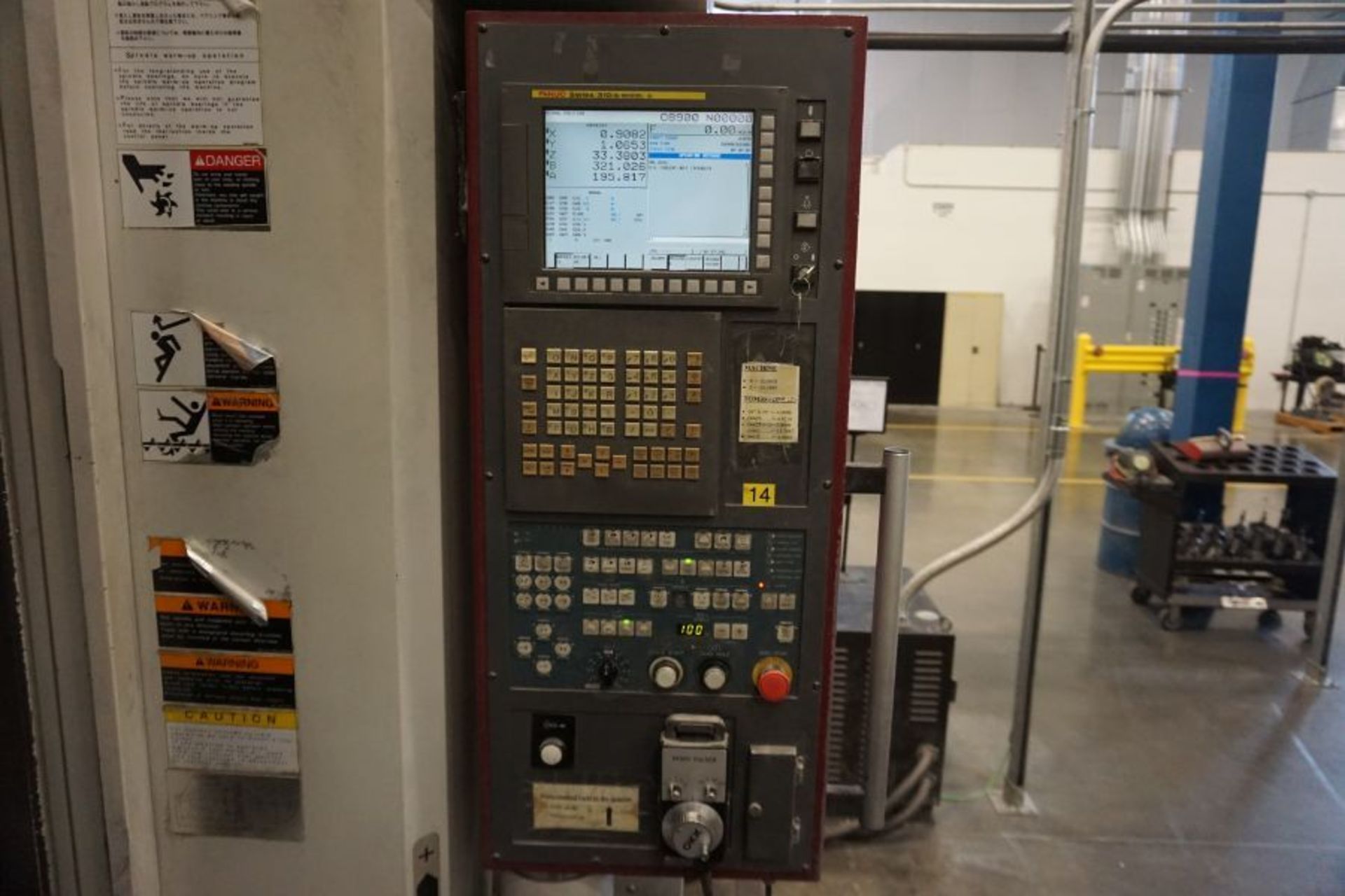 2011, OKK HM800 5-Axis HMC, Fanuc 31i Model A5 Ctrl, (2) 32” Pallets, 10K RPM, CT50, 60 ATC, CTS - Image 10 of 12