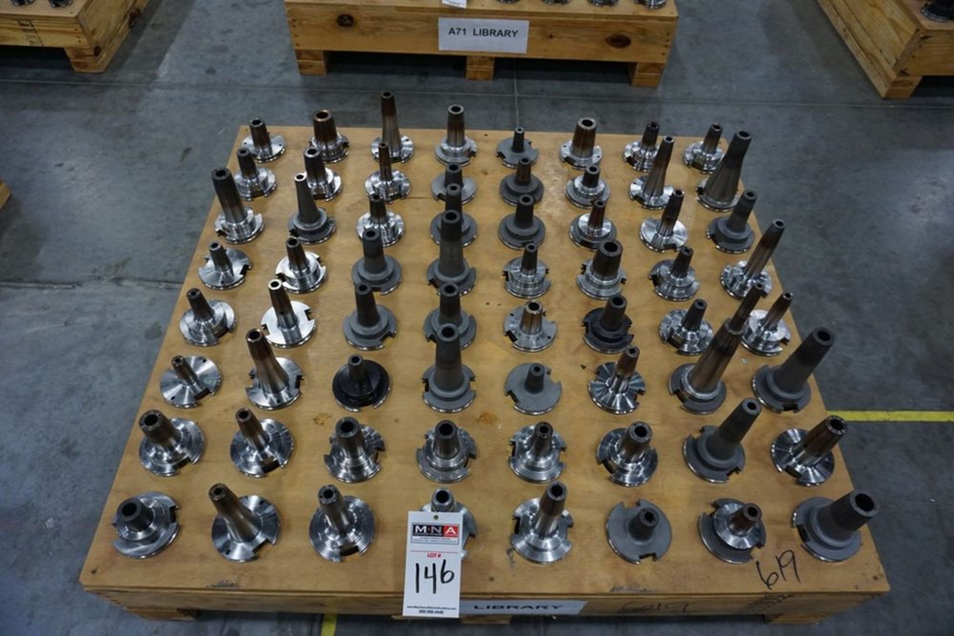 Assorted Shrink Fit CT 50 Tool Holders