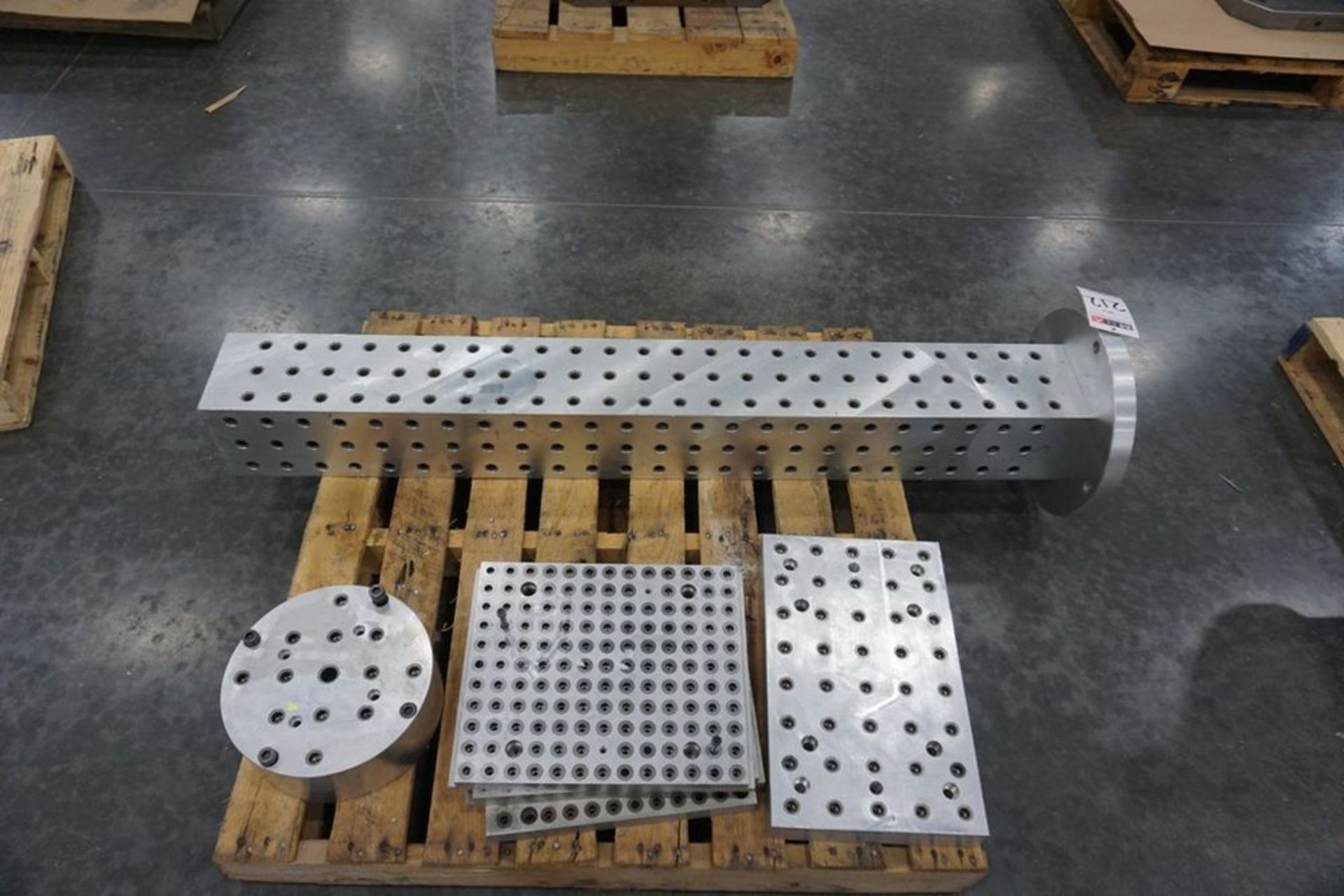 48" Trunion Table with Assorted Sub Plates - Image 2 of 3