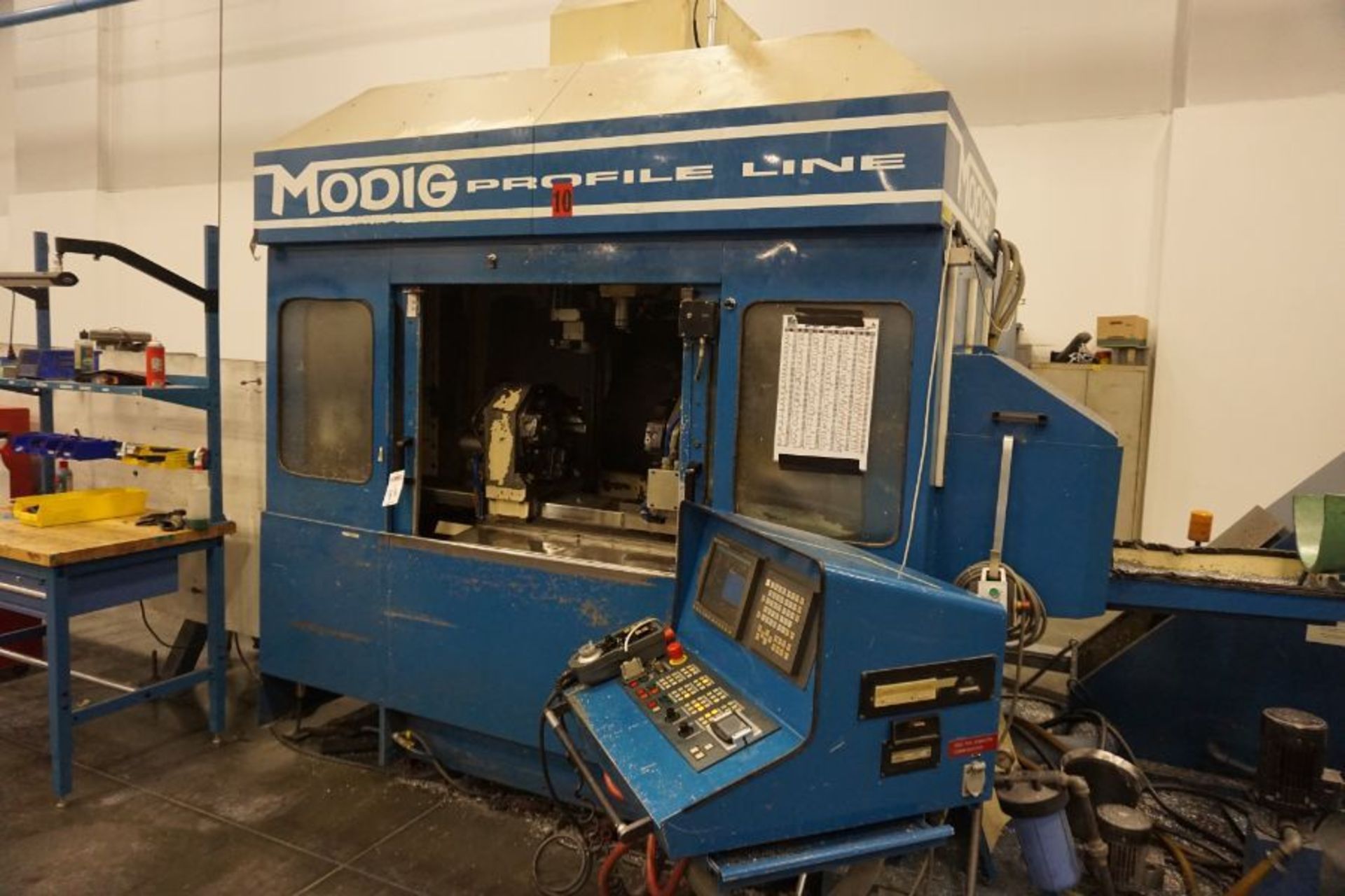 1997, Modig MD7200, Fanuc 16M Control, 20K RPM, 24 ATC, CT40, s/n 960369 - Image 3 of 7