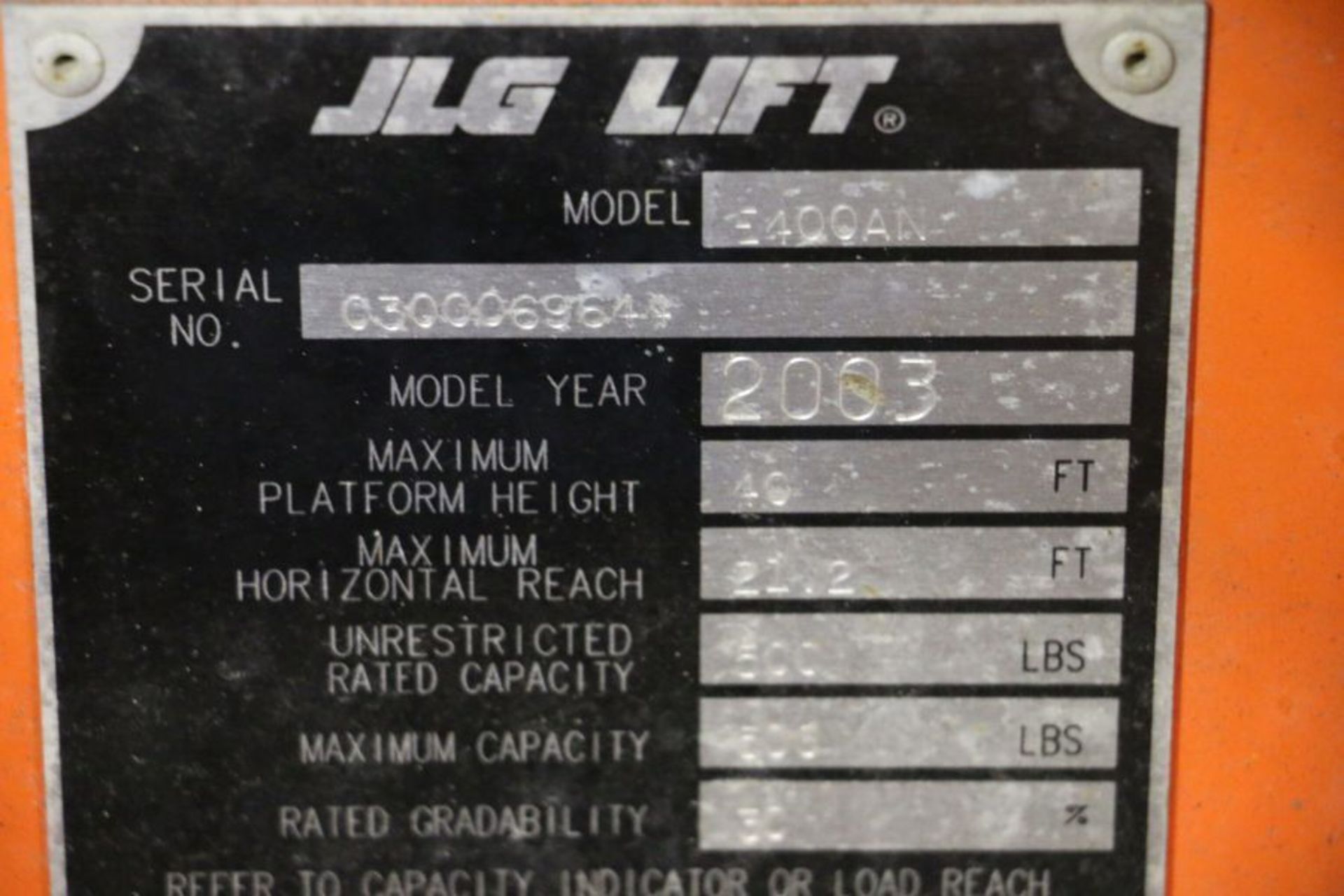 JLG Boom Lift - Image 8 of 8