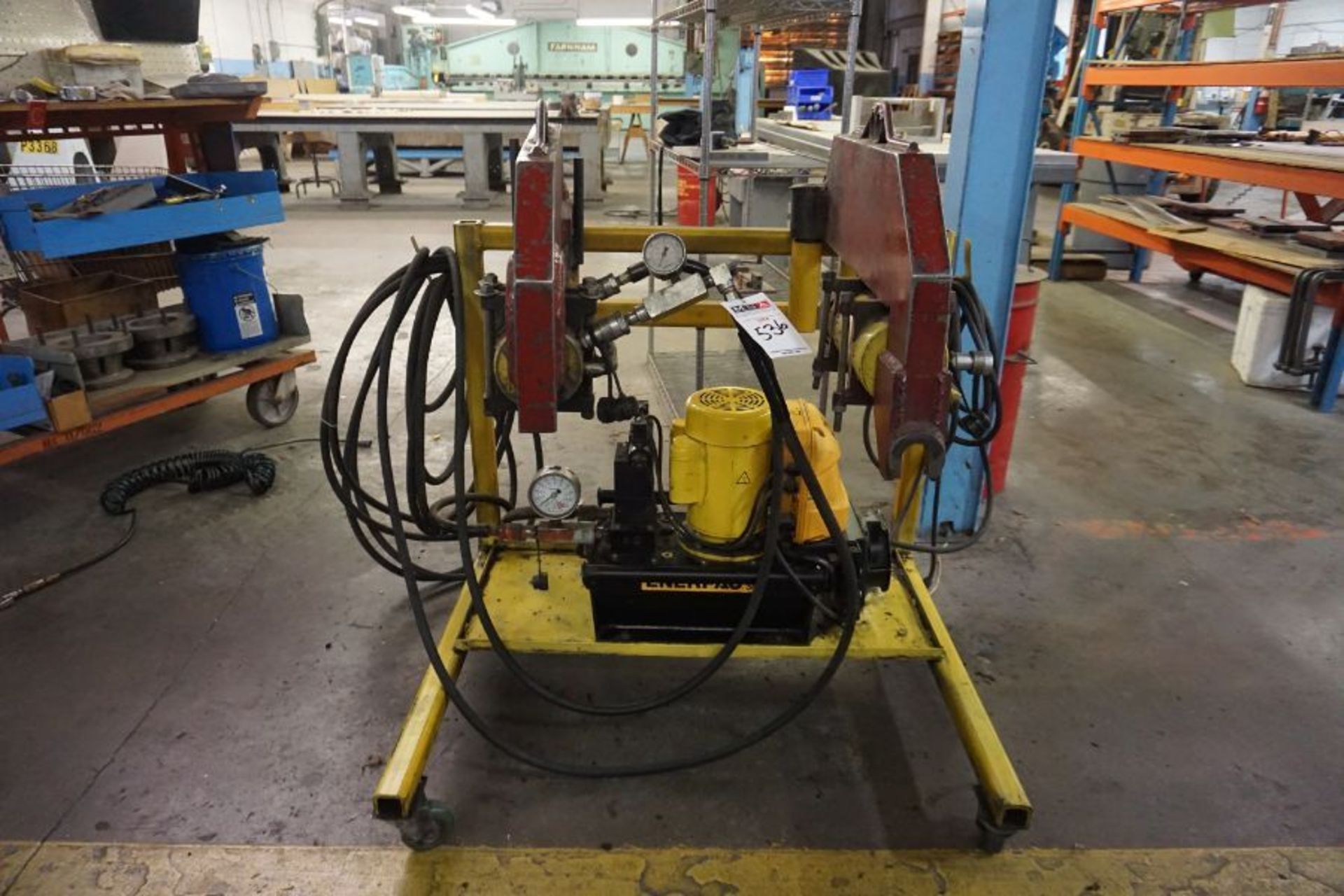 Portable Enerpac Joggle Press for Versa Stretchformer *Auctioned from Edgerton, KS*