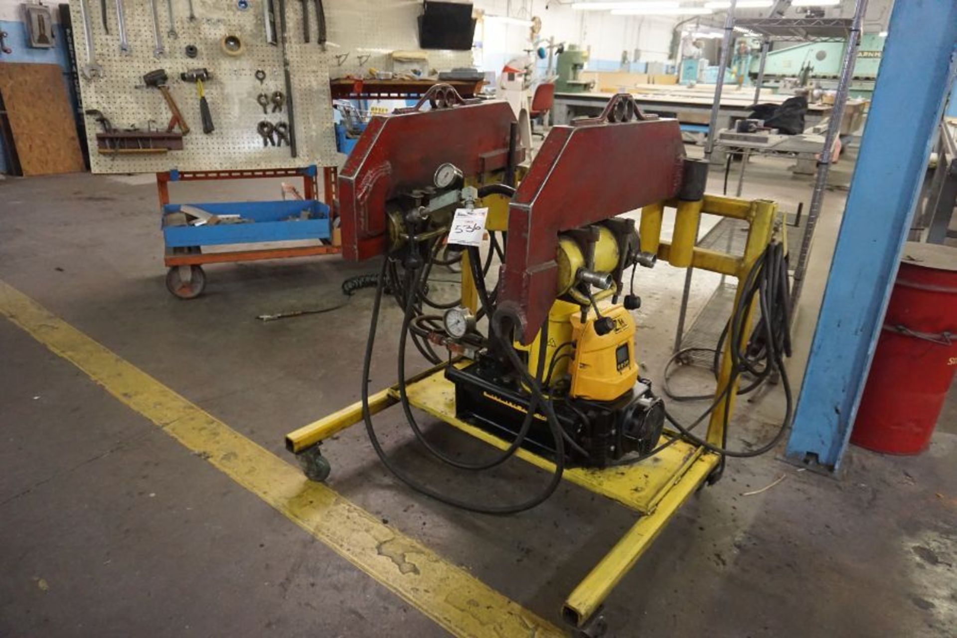 Portable Enerpac Joggle Press for Versa Stretchformer *Auctioned from Edgerton, KS* - Image 2 of 3