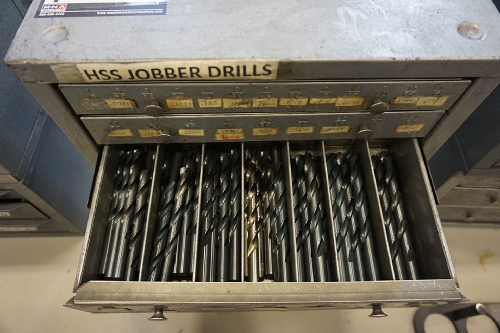 (2) Huot Drill Cabinets with Drills - Image 4 of 6