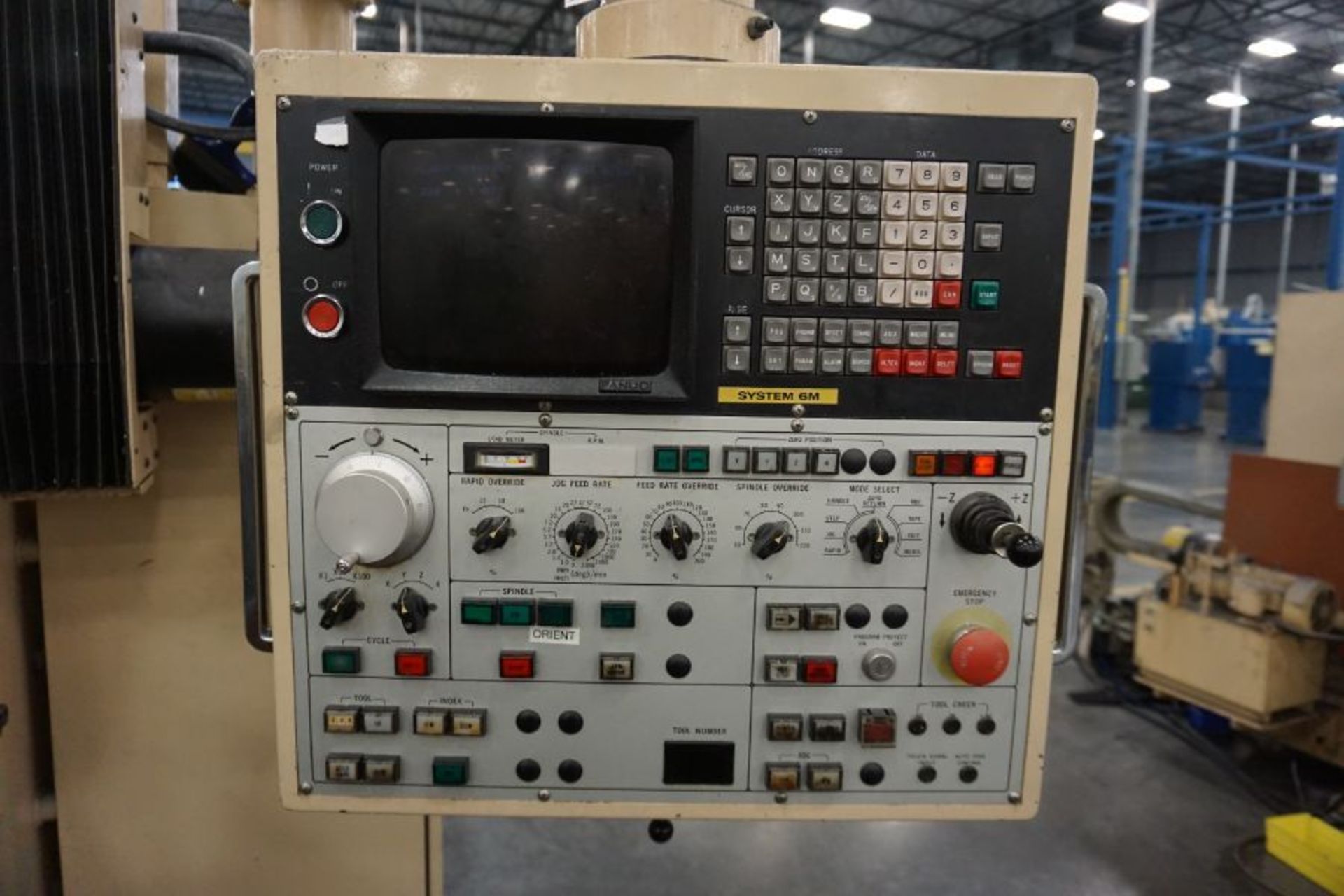 Urawa UB-710 VMC , Fanuc System 6M Control, 32" x 46" Table, BT40, 22 ATC, s/n M-2090, New 1984 - Image 8 of 10