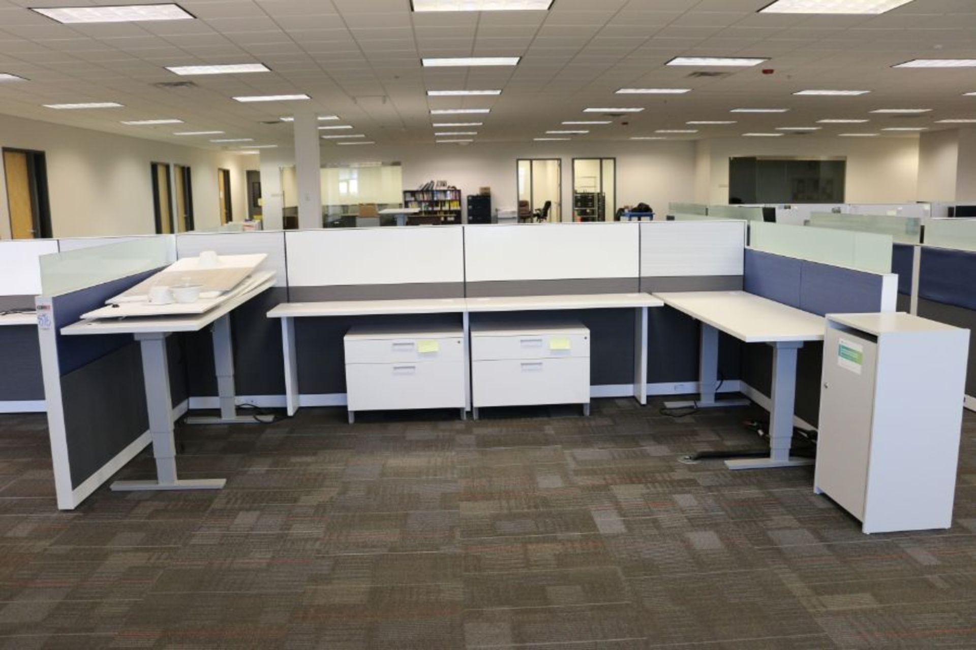 (4) Office Desks and Cubicle - Image 6 of 7