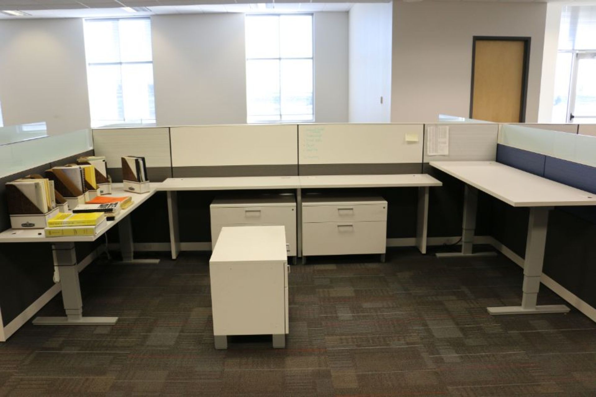 (4) Office Desks and Cubicle - Image 4 of 7