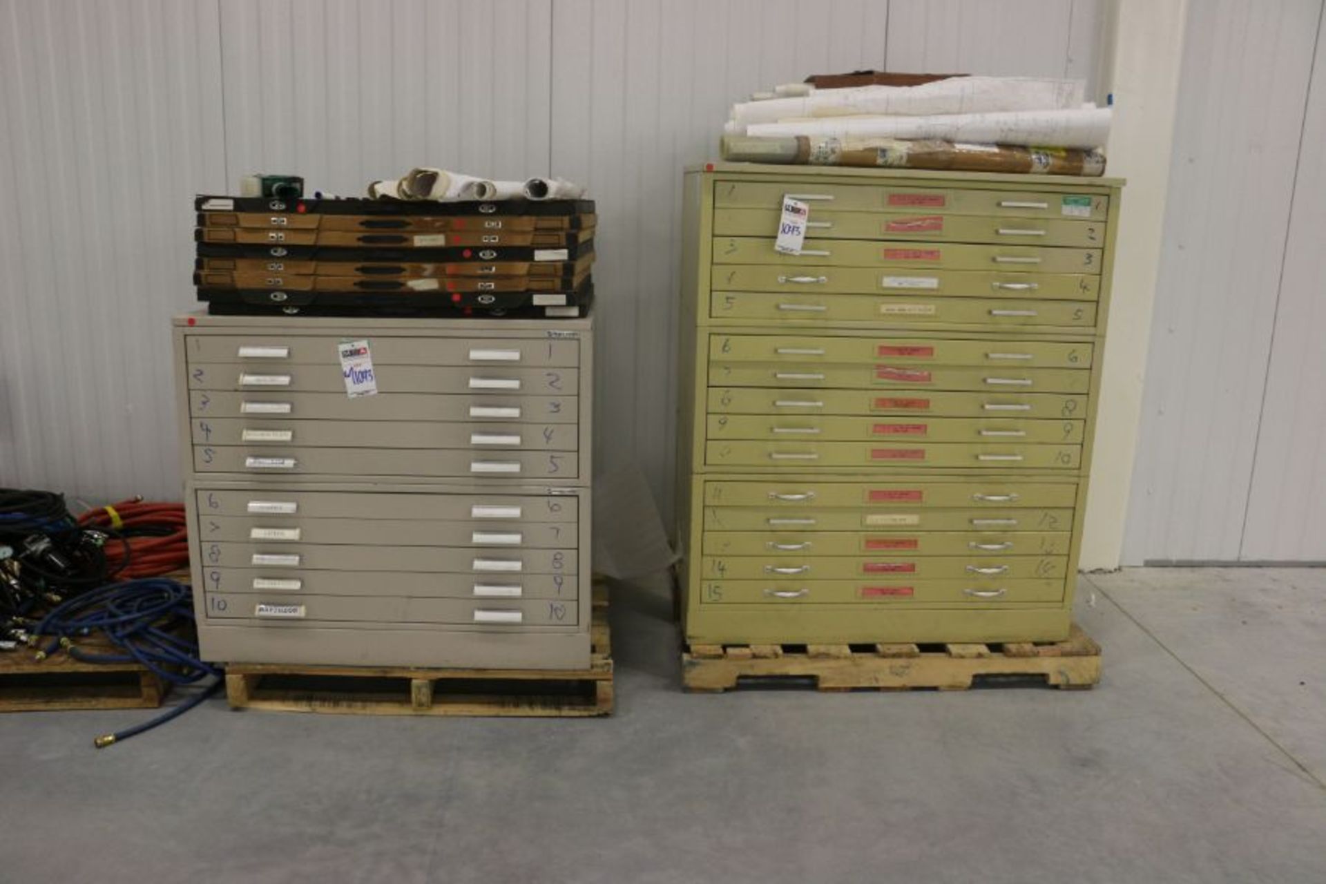 Assorted 5 Drawer Cabinets