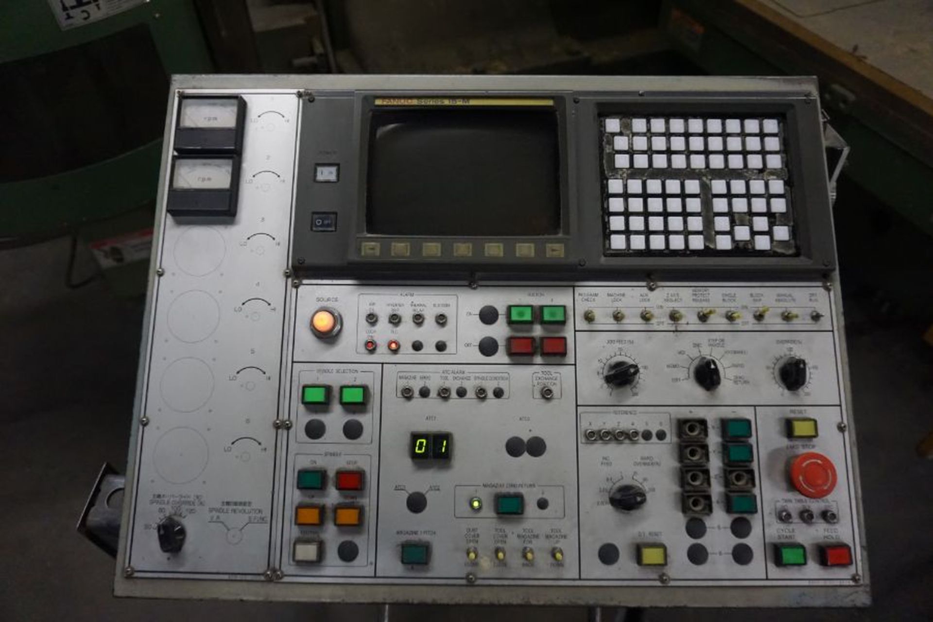 Shoda NCW516-1352, Fanuc 15M ctrl, 51" x 204" trvls, dual table, (2) 18k RPM spindles, 16 ATC, s/n - Image 12 of 12