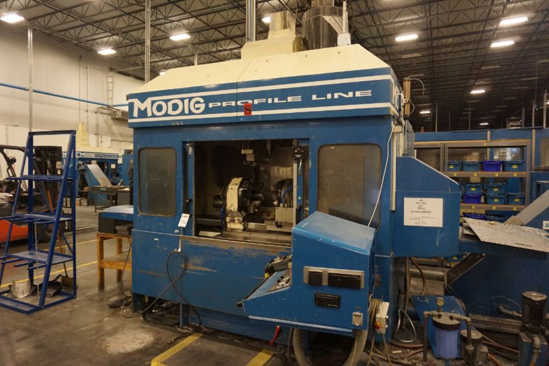 Modig MD7200, Fanuc 16M, 20K RPM, 24 ATC, CT40, s/n 970362, New 1997 - Image 6 of 13