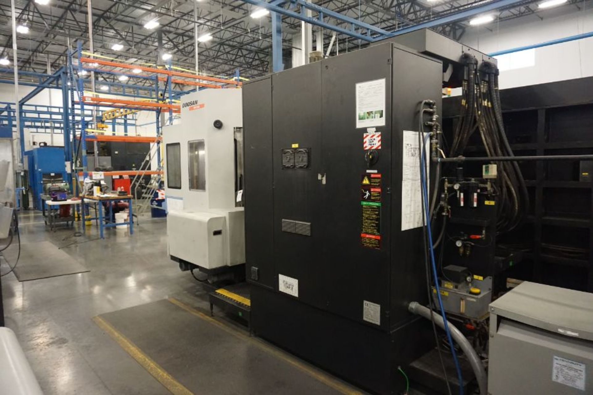 Doosan HM-500, Fanuc 18iMB, (2) 19.7” Pallets, B-Axis, 6k RPM, CT50, 60 ATC, CTS, Probe, s/n New - Image 14 of 17