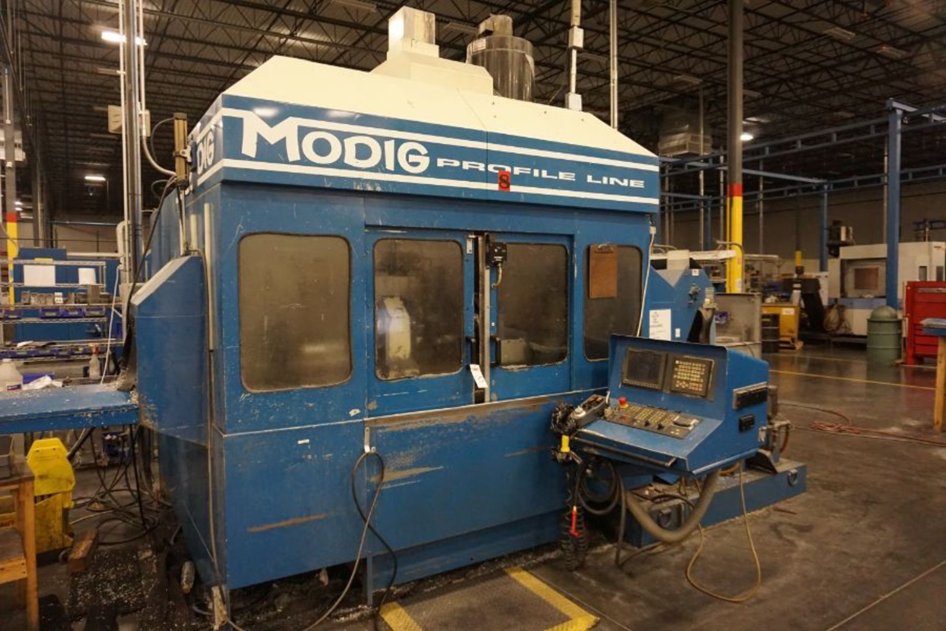 Modig MD7200, Fanuc 16M, 20K RPM, 24 ATC, CT40, s/n 970362, New 1997 - Image 9 of 13