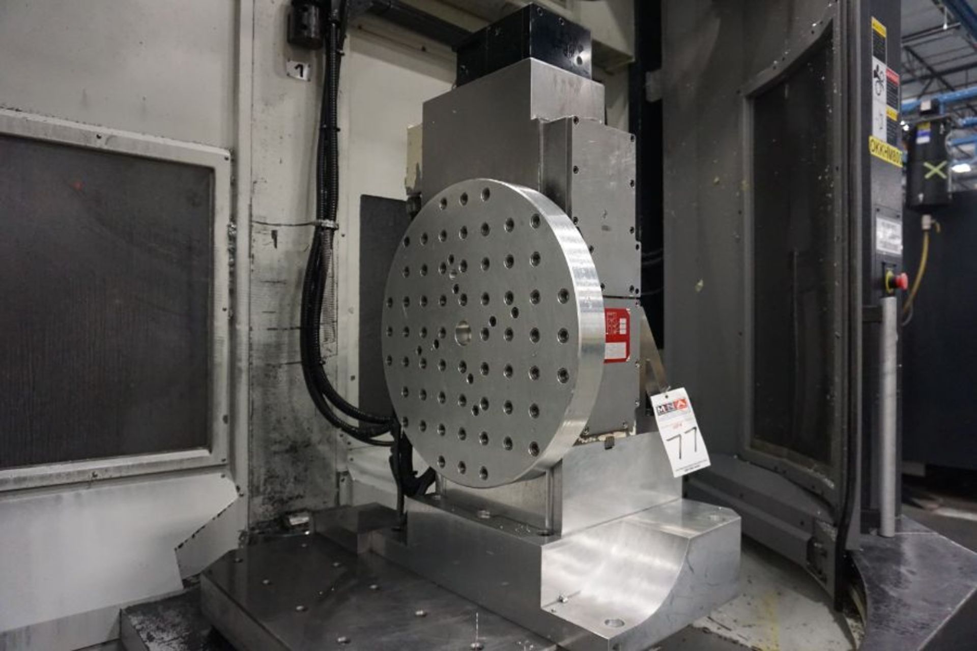 OKK HM800 5-Axis, Fanuc 31i Model A5, (2) 32” Pallets, 12k RPM, CT50, 60 ATC, New 2011 with 12" - Image 17 of 17