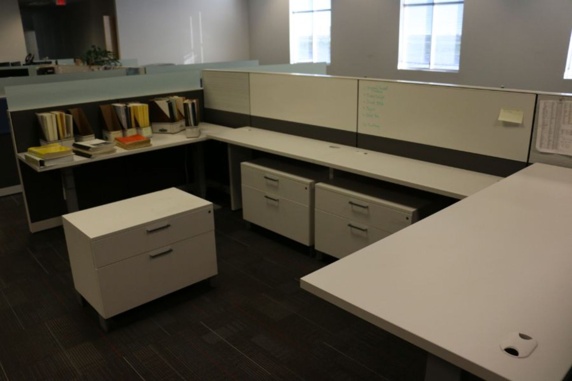 (4) Office Desks and Cubicle - Image 5 of 7