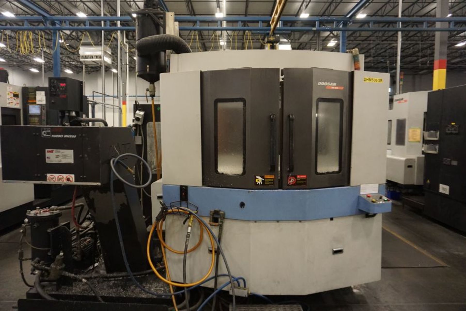 Doosan HM-500, Fanuc 18iMB, (2) 19.7” Pallets, B-Axis, 6k RPM, CT50, 60 ATC, CTS, Probe, s/n New - Image 13 of 17