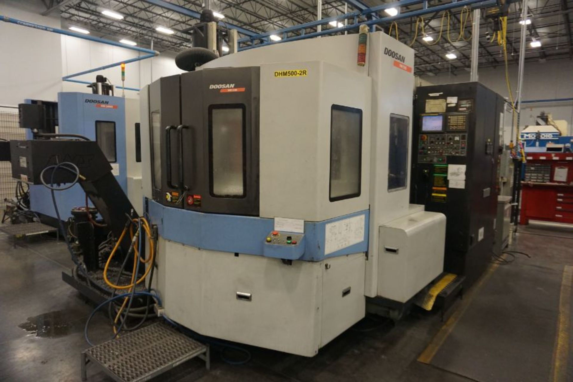 Doosan HM-500, Fanuc 18iMB, (2) 19.7” Pallets, B-Axis, 6k RPM, CT50, 60 ATC, CTS, Probe, s/n New - Image 2 of 17