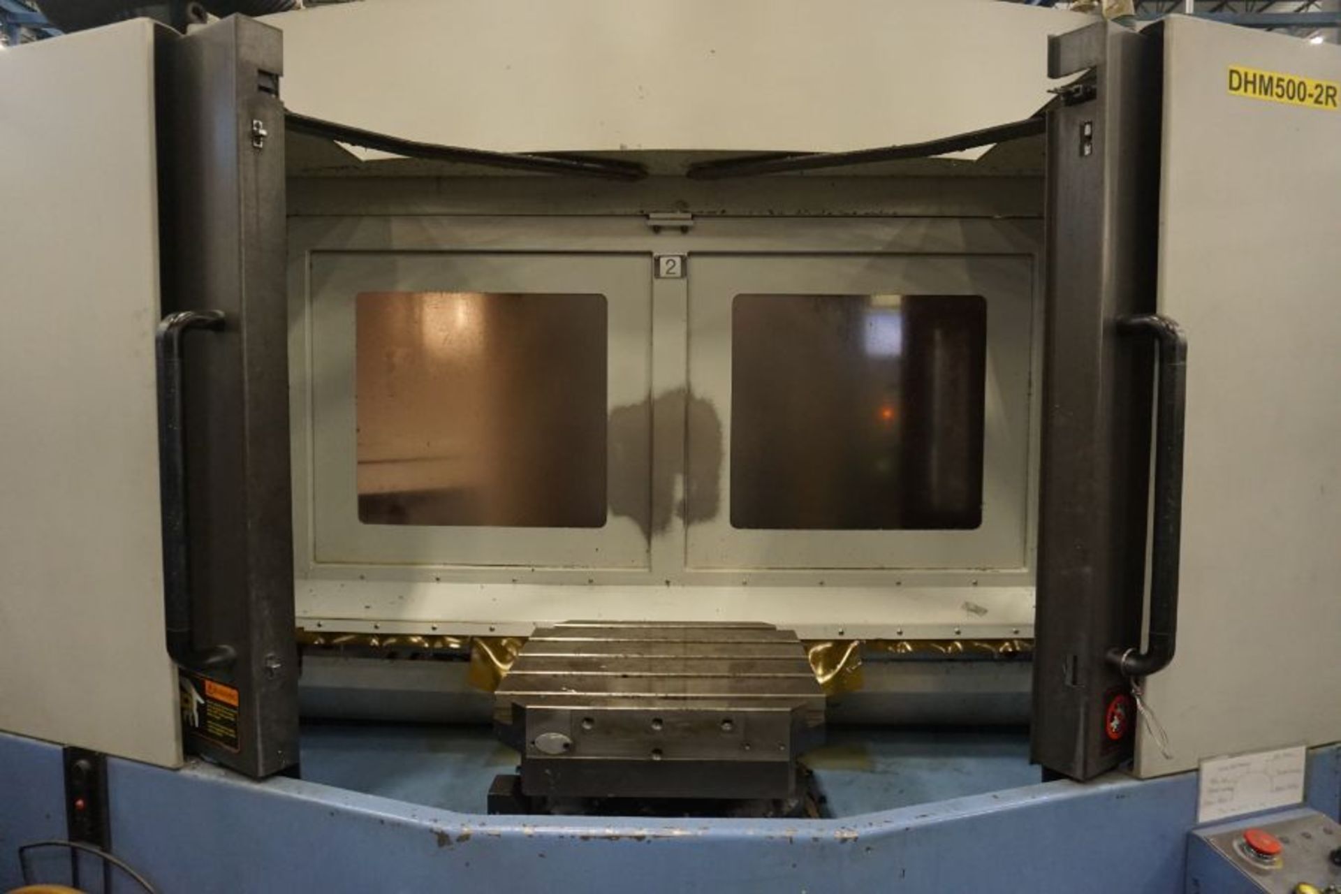 Doosan HM-500, Fanuc 18iMB, (2) 19.7” Pallets, B-Axis, 6k RPM, CT50, 60 ATC, CTS, Probe, s/n New - Image 8 of 17