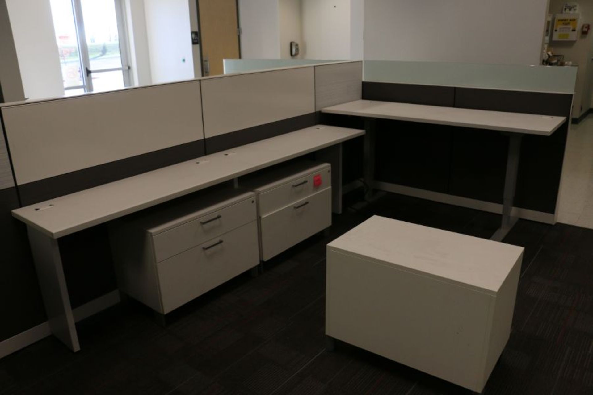 (4) Office Desks and Cubicle - Image 3 of 7