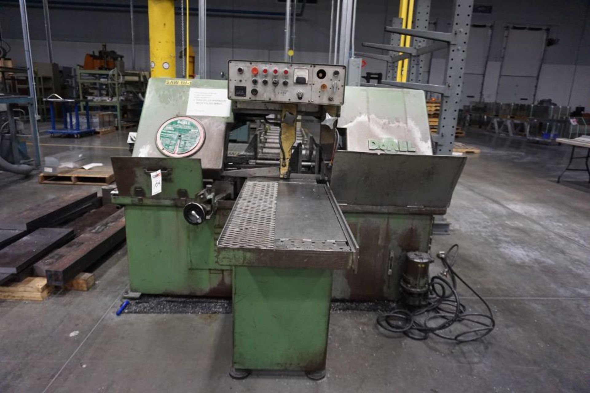 DoAll C-1216A Hydraulic Horizontal Bandsaw, 160" Blade, s/n 373-79273