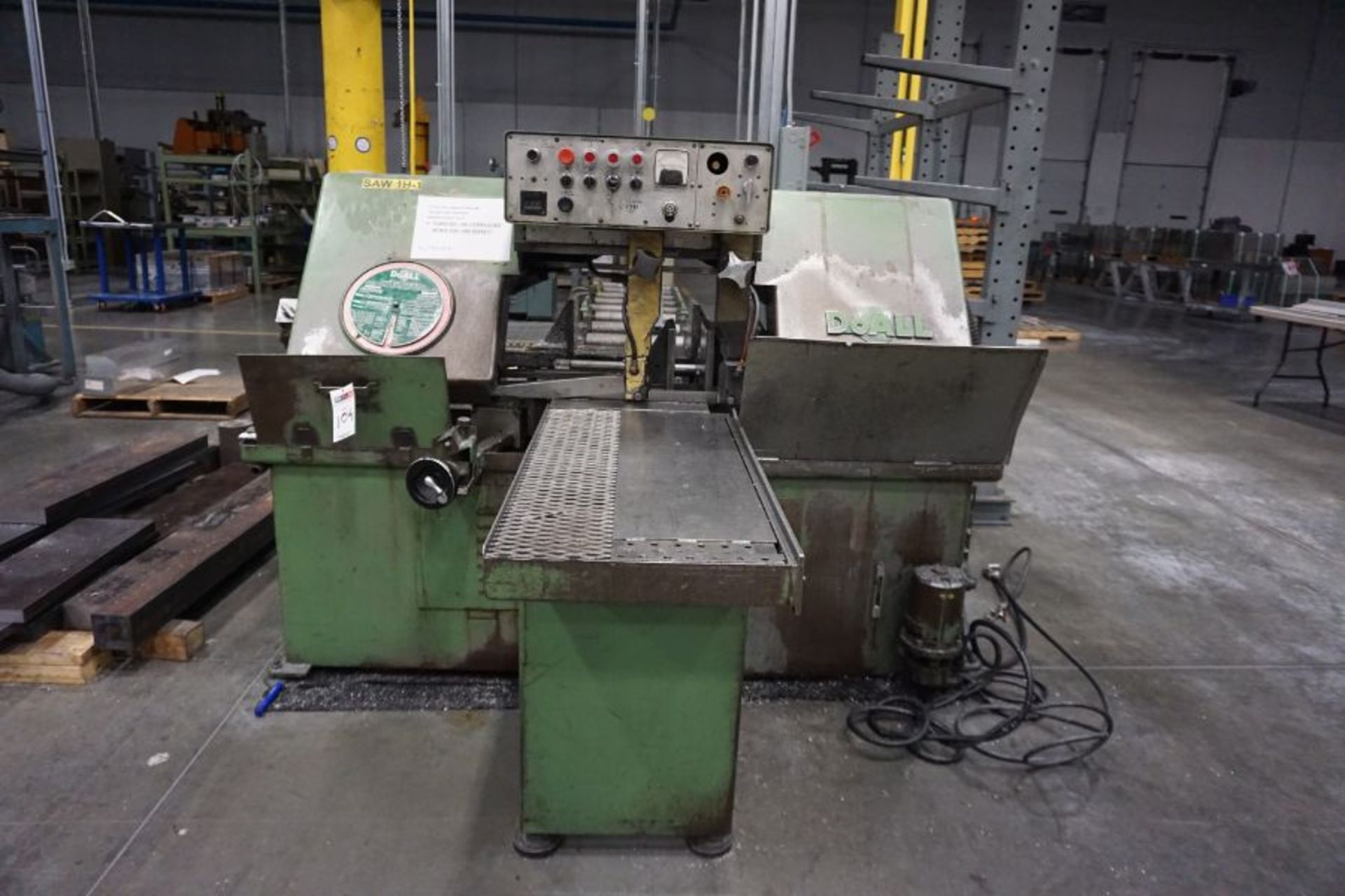 DoAll C-1216A Hydraulic Horizontal Bandsaw, 160" Blade, s/n 373-79273 - Image 2 of 9