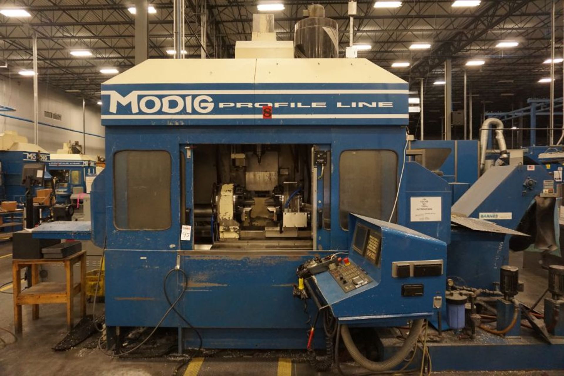 Modig MD7200, Fanuc 16M, 20K RPM, 24 ATC, CT40, s/n 970362, New 1997 - Image 3 of 13