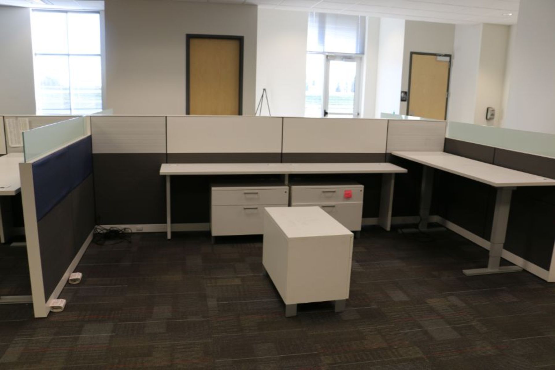 (4) Office Desks and Cubicle - Image 2 of 7