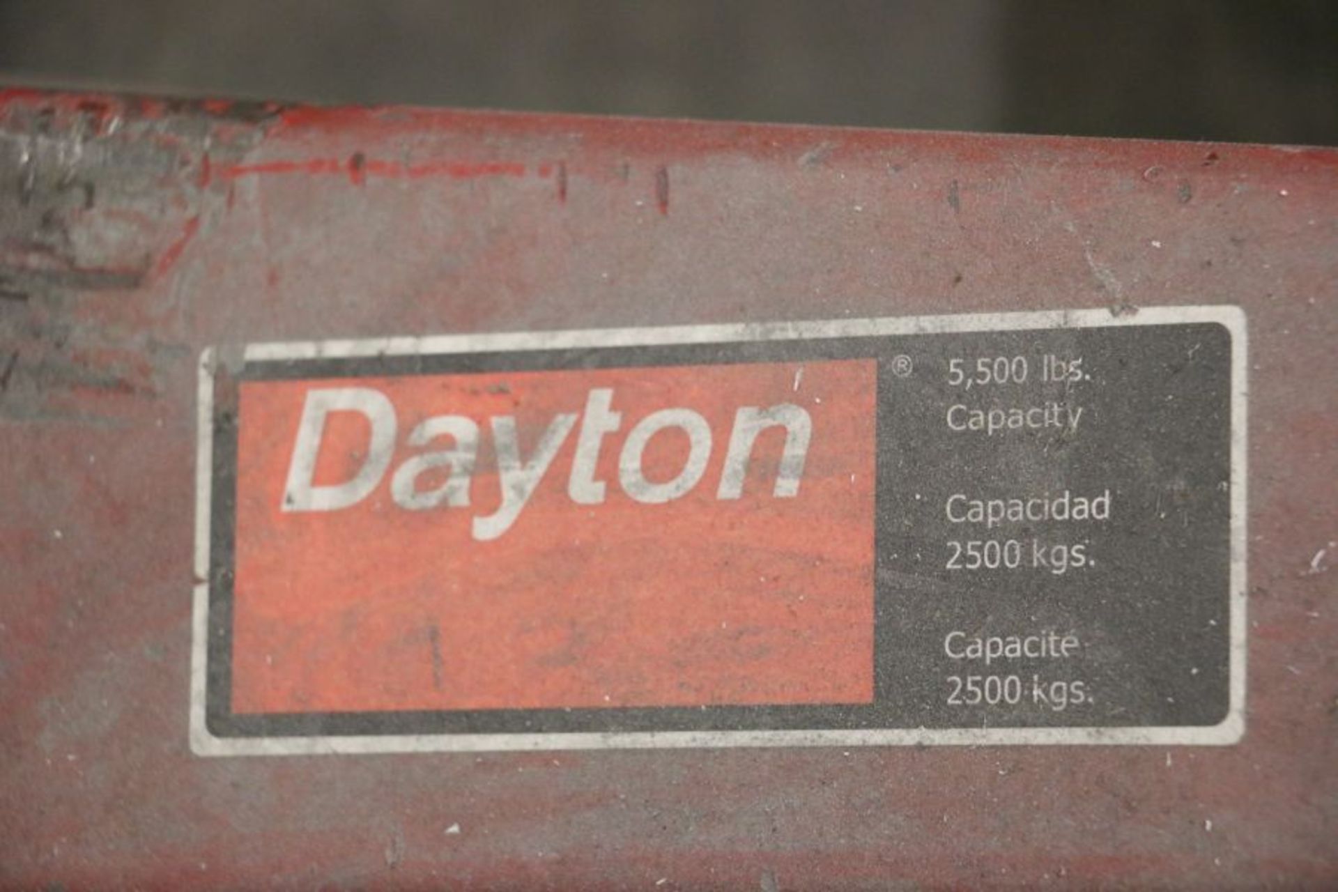 Dayton 5500 Lbs Cap. Pallet Jack - Image 4 of 4